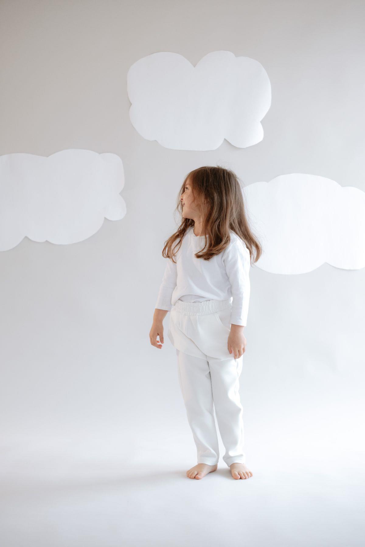 Girl Child Straight-Leg Sweatpants 870 Ecru