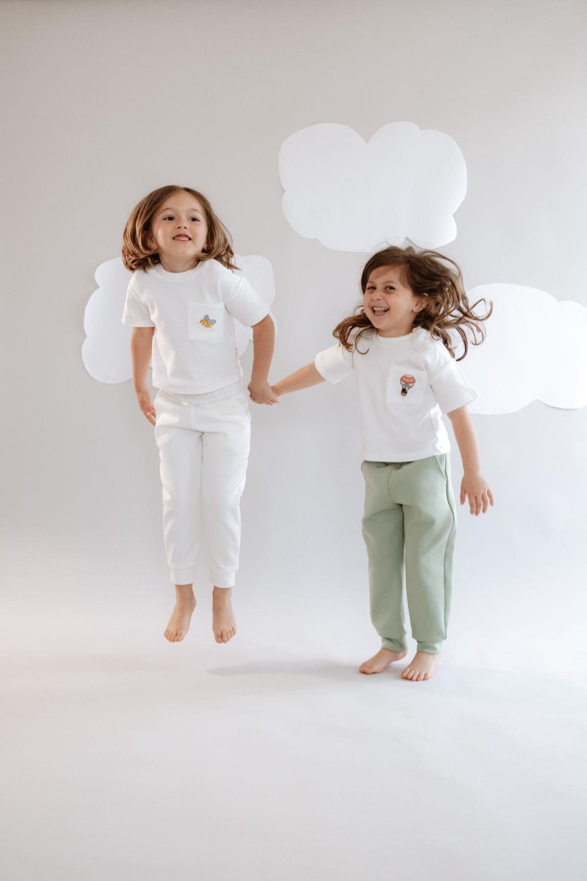 Girl Child Cuffed Hem Sweatpants 871 Pistachio Green