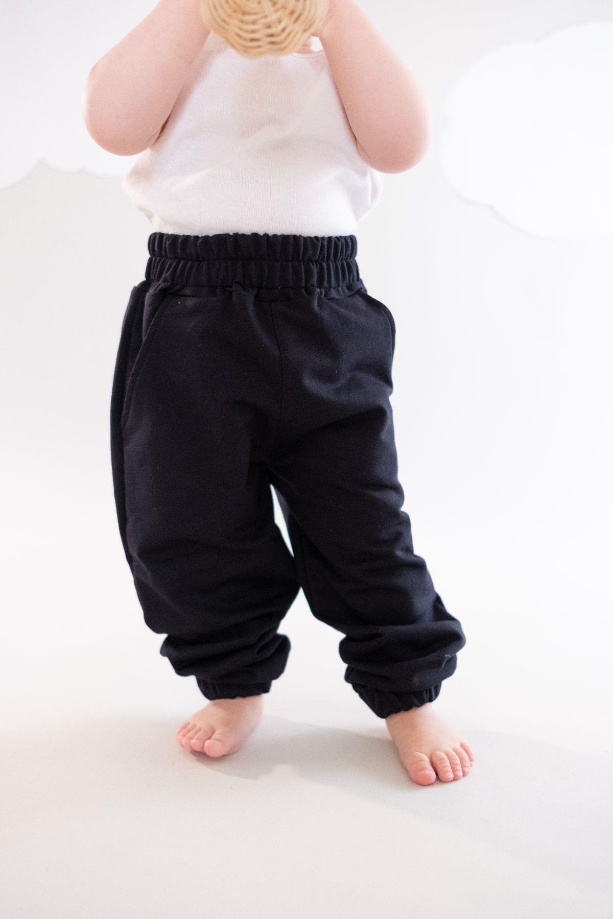 Girl Child Elastic Waist Sweatpants 760 Navy Blue