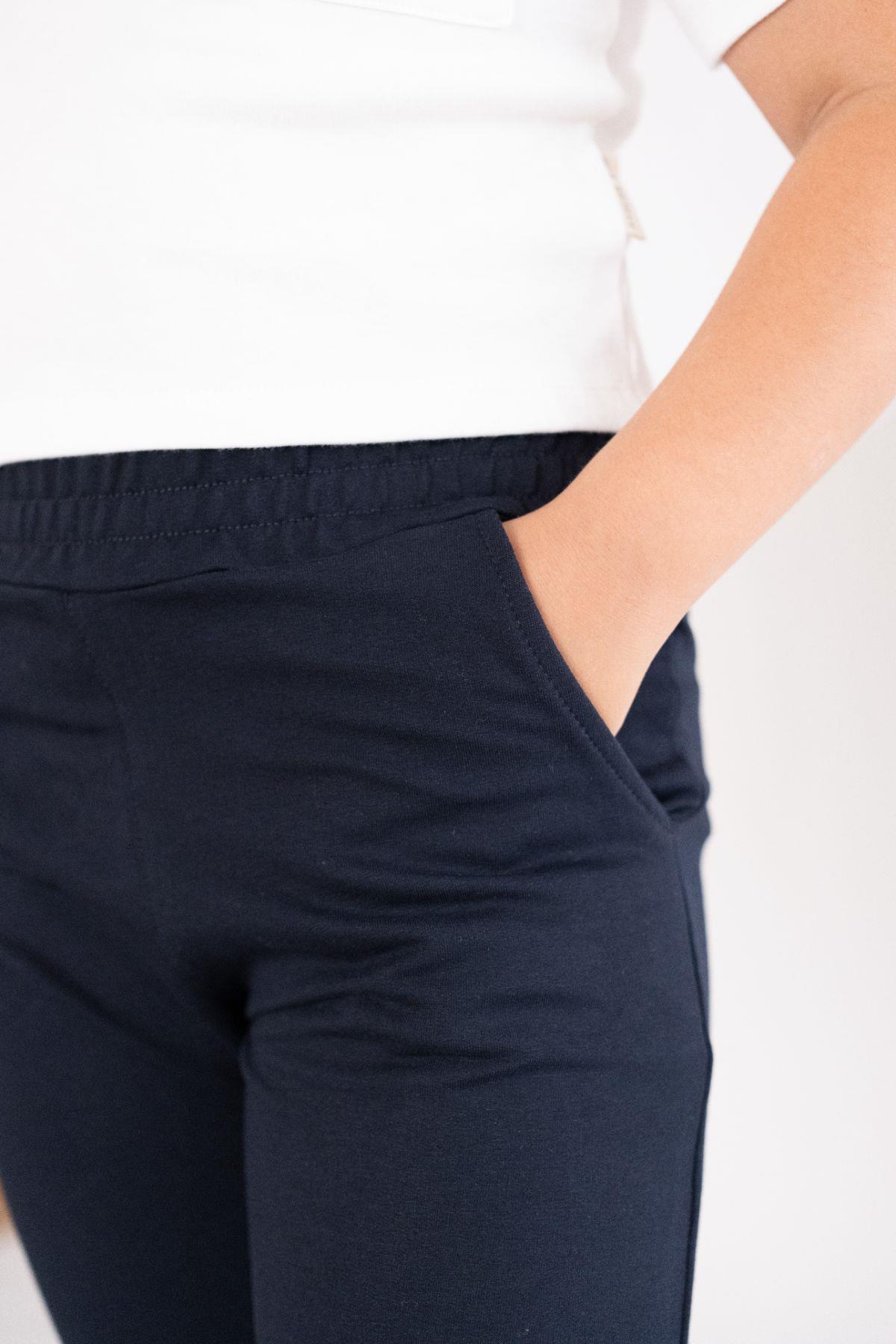 Girl Child Flare Sweatpants 761 Navy Blue