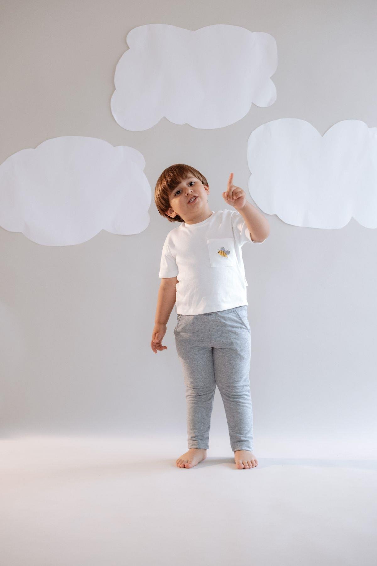 Boy's Straight Leg Sweatpants 762 Grey