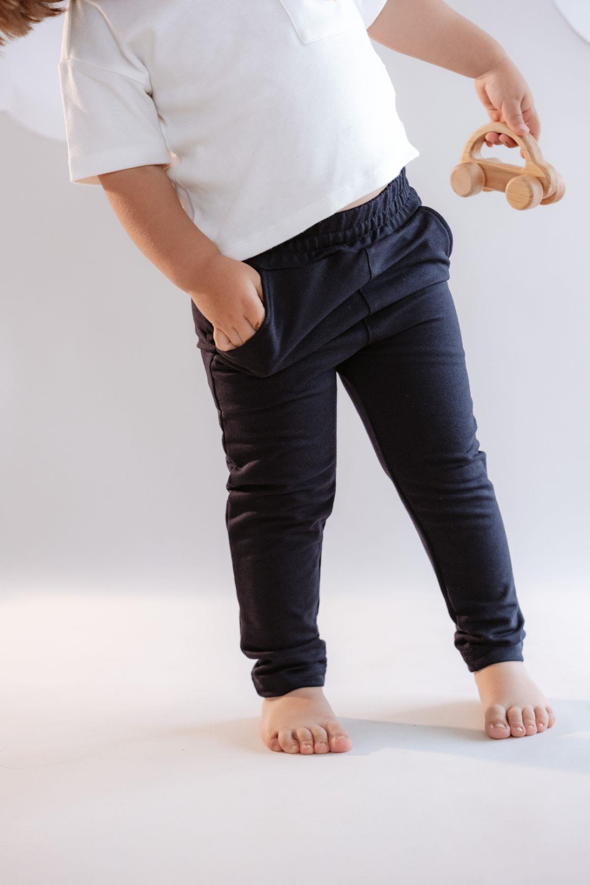 Boy's Straight Leg Sweatpants 762 Navy Blue