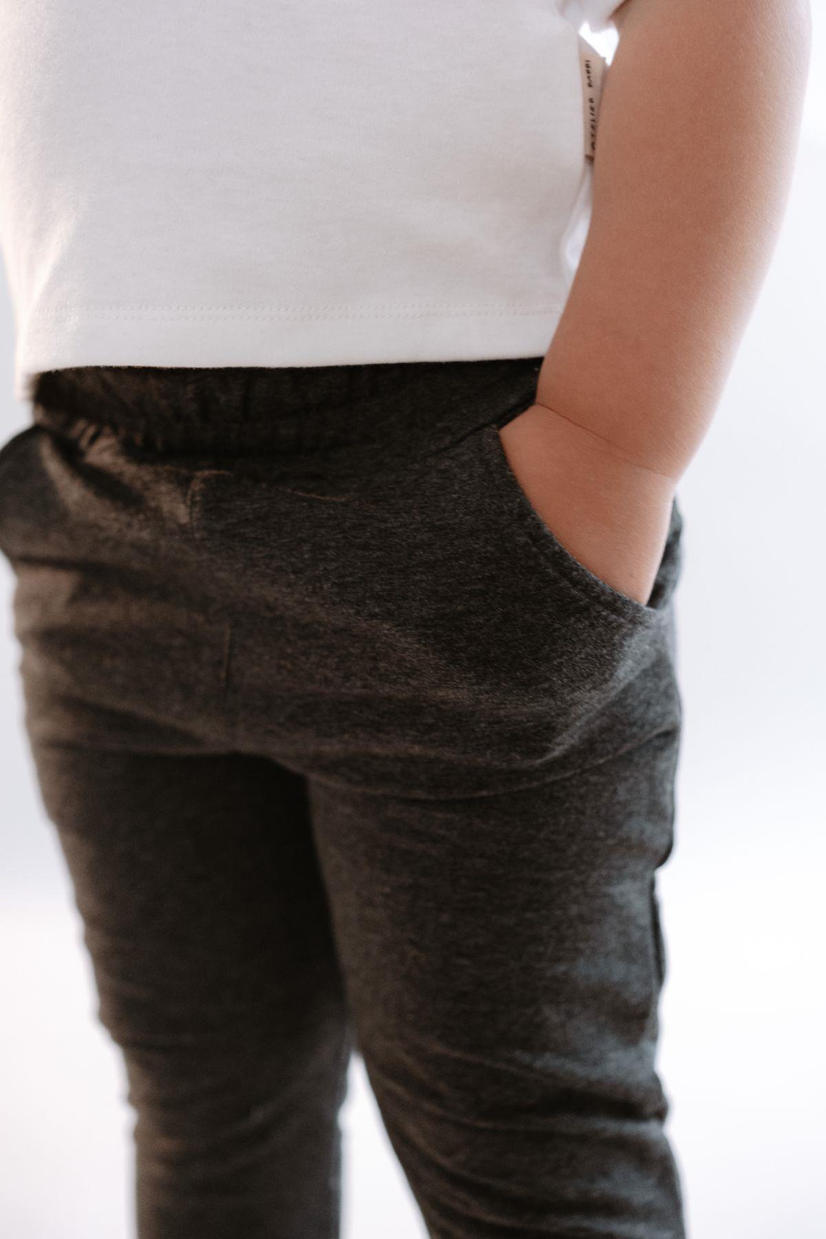 Boy's Straight Leg Sweatpants 762 Anthracite