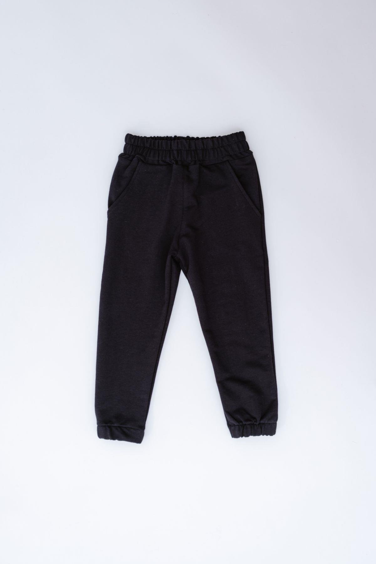 Boy's Elastic Cuffed Sweatpants 763 Navy Blue