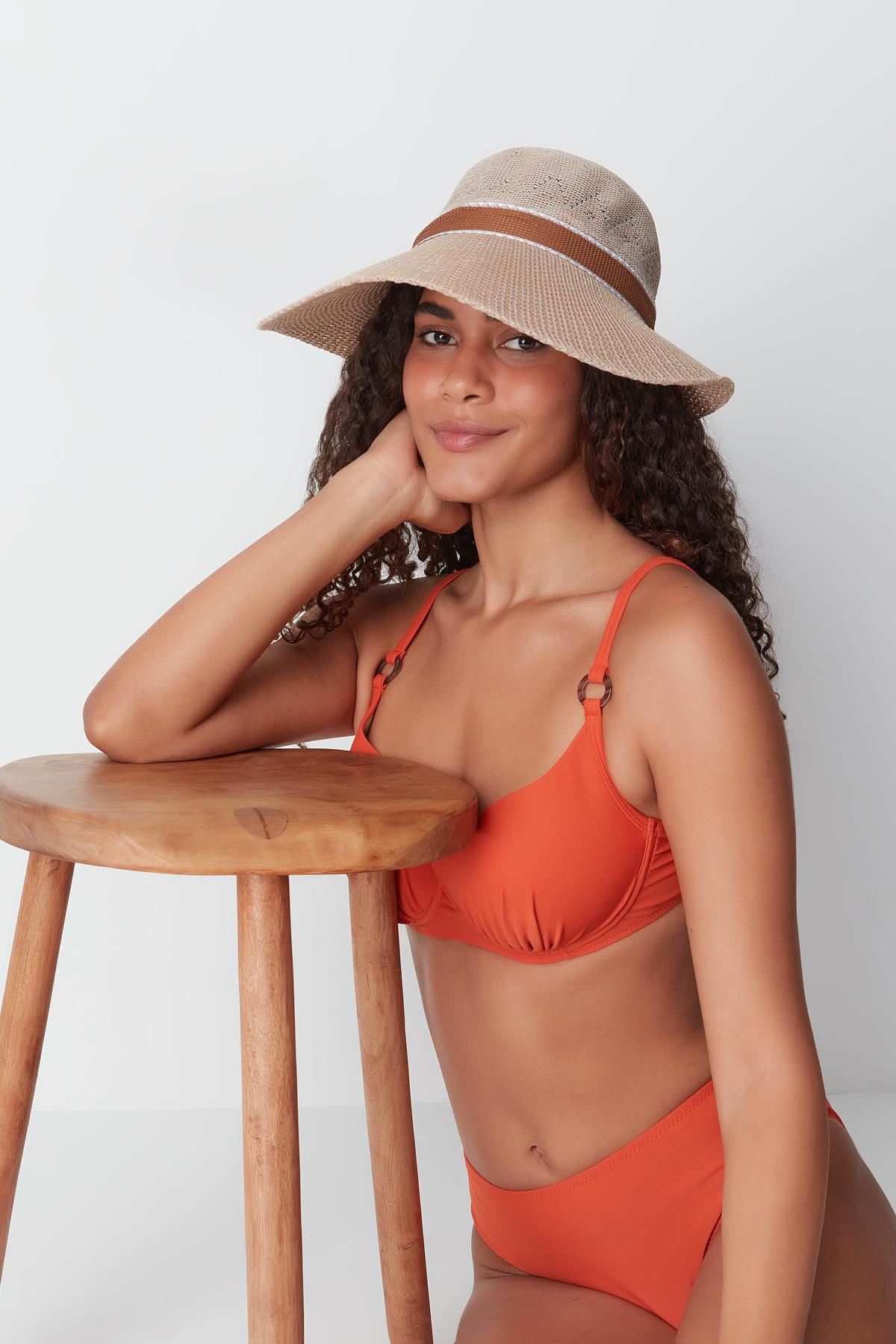 Mercerized Beach Hat T24740-02 
