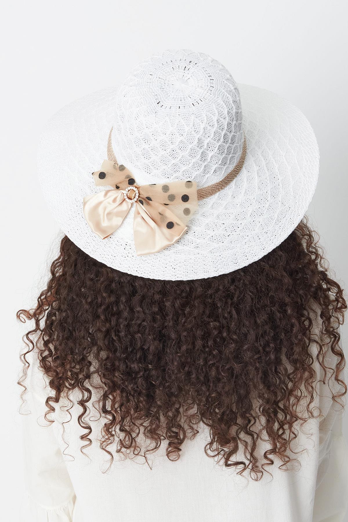 Mercerized Beach Hat T24740-04 White