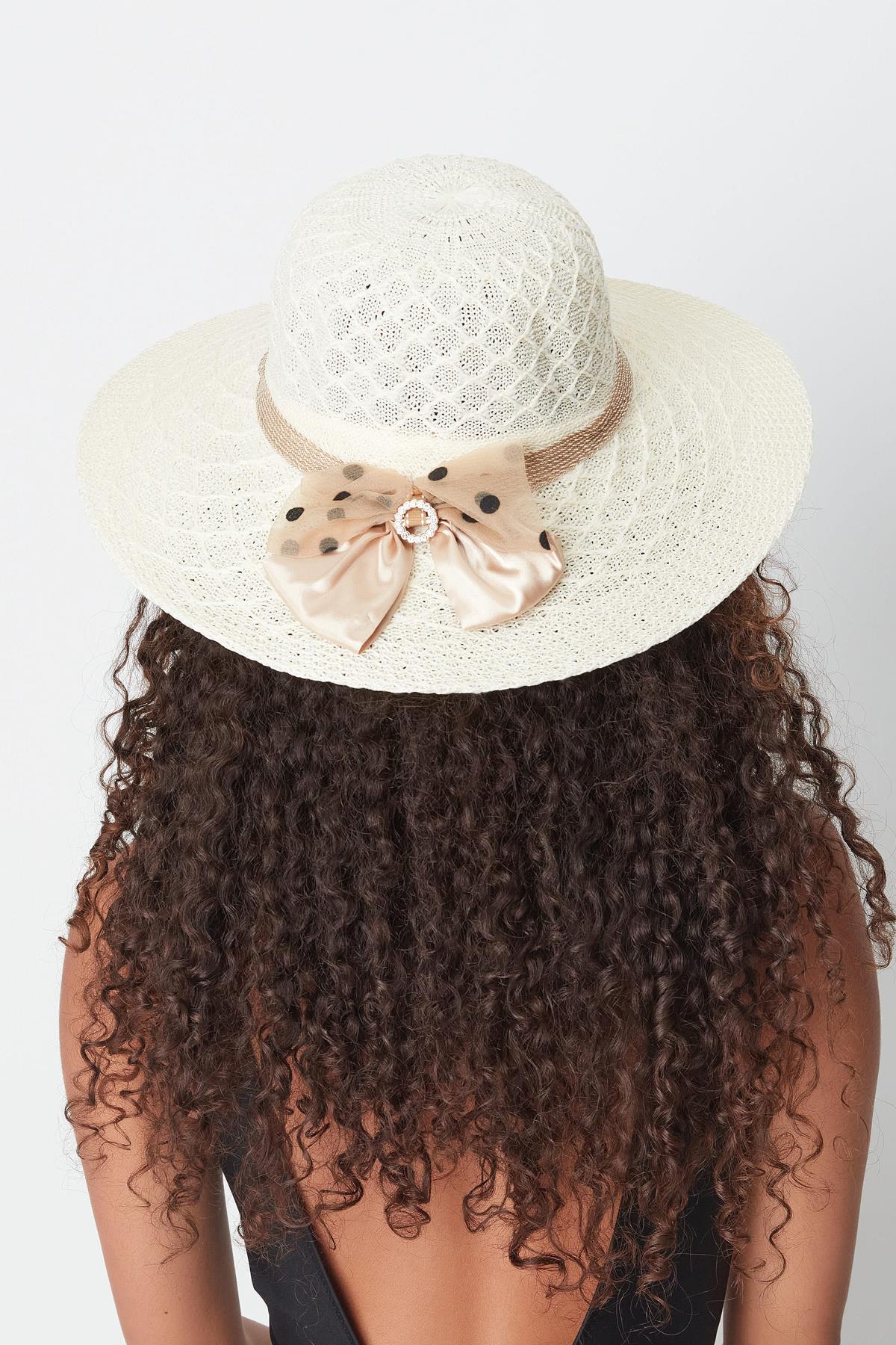 Mercerized Beach Hat T24740-04 Cream Color