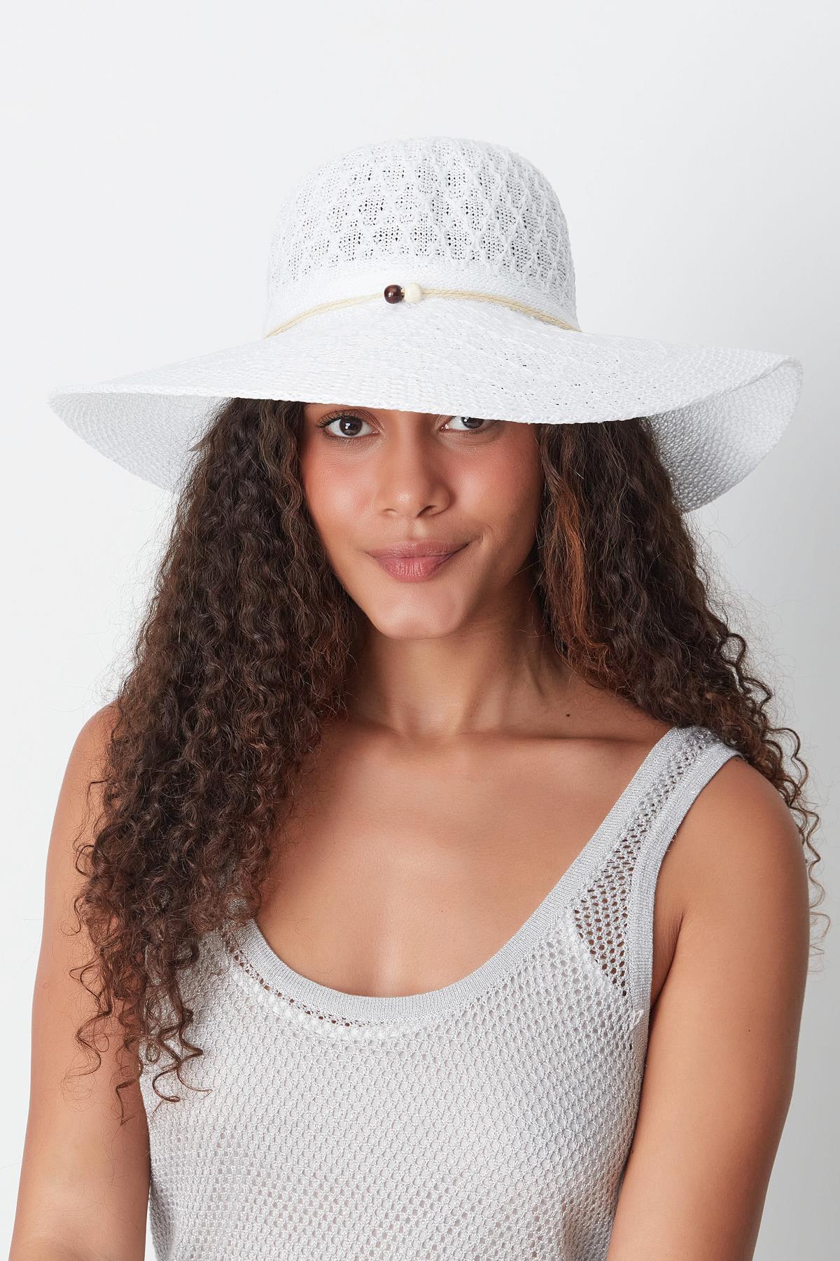 Mercerized Beach Hat T24740-07 White