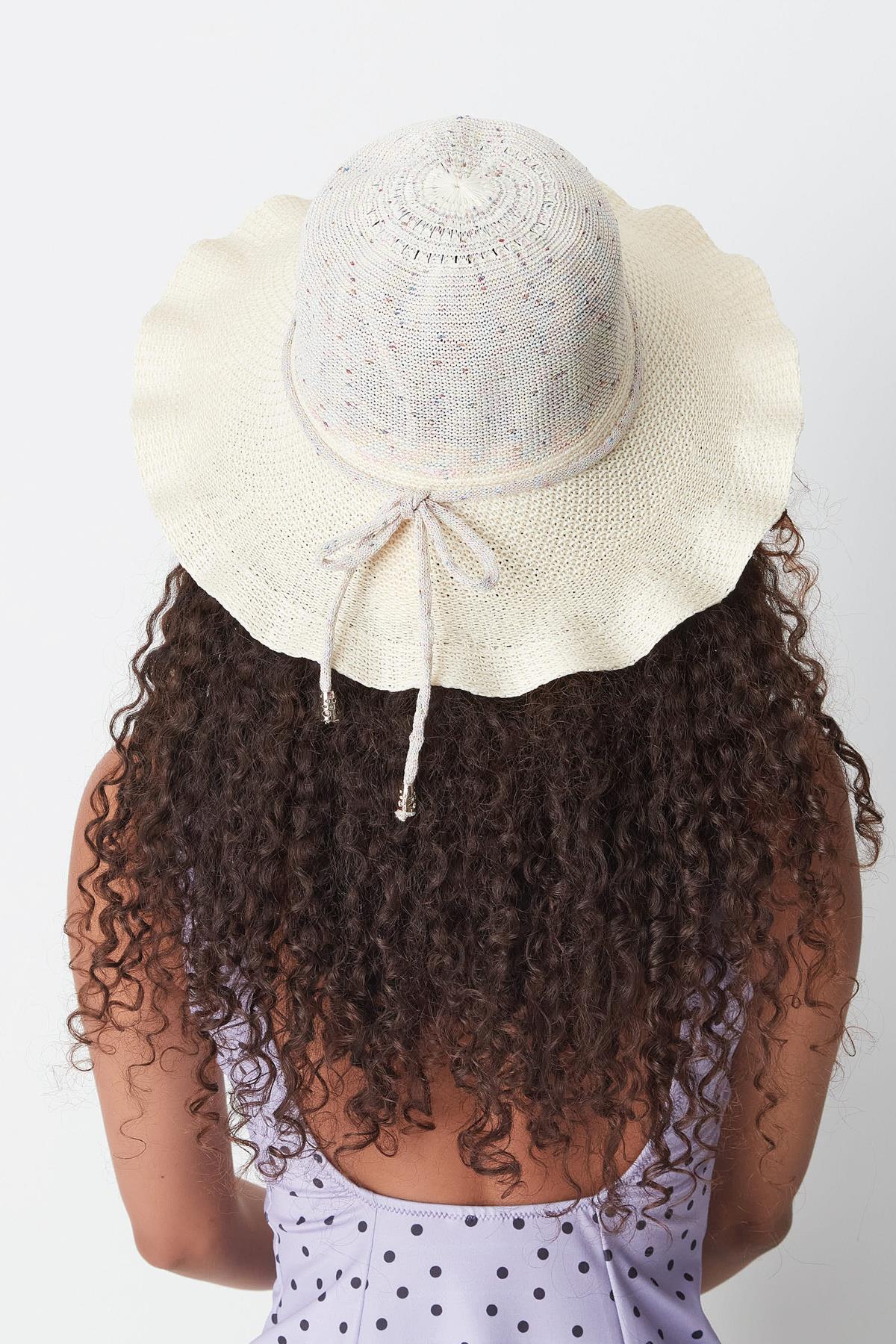 Mercerized Beach Hat T23740-07 Light Beige