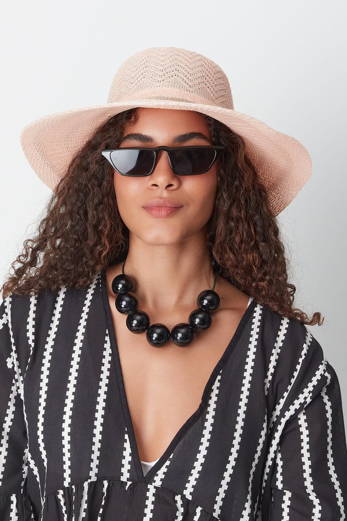 Mercerized Beach Hat T23740-15 Salmon Color