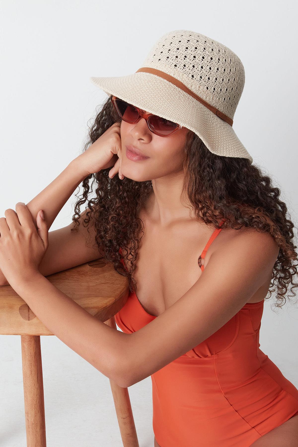 Mercerized Beach Hat T24740-15 