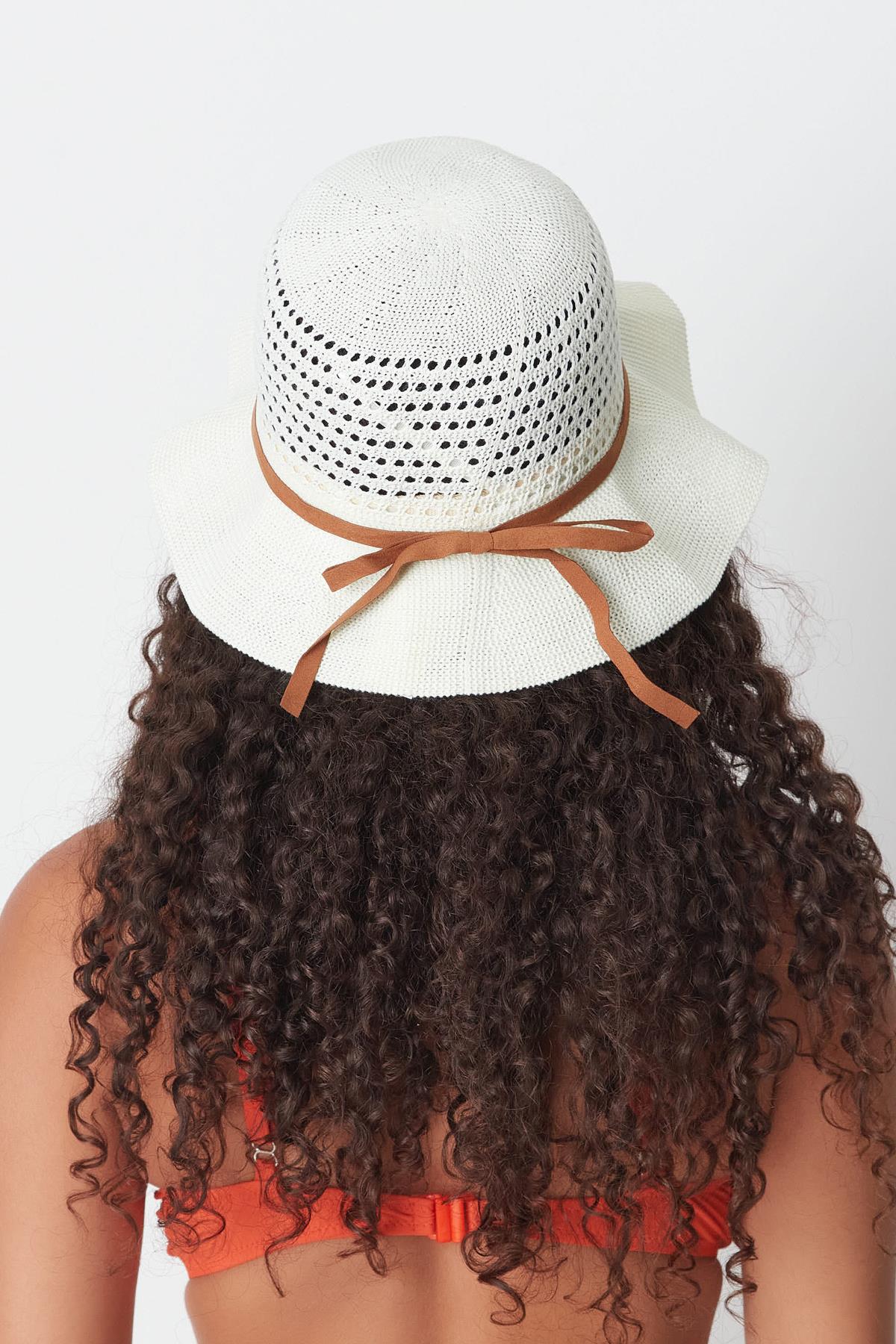 Mercerized Beach Hat T24740-17 White