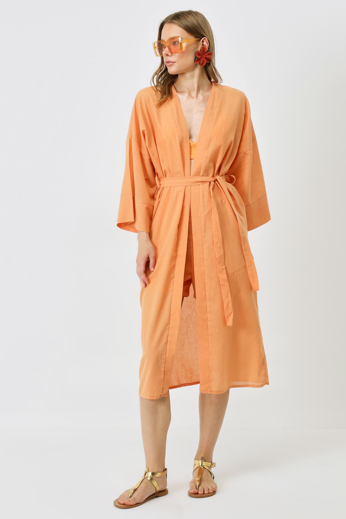 C&City Kimono Set with Shorts 9069 