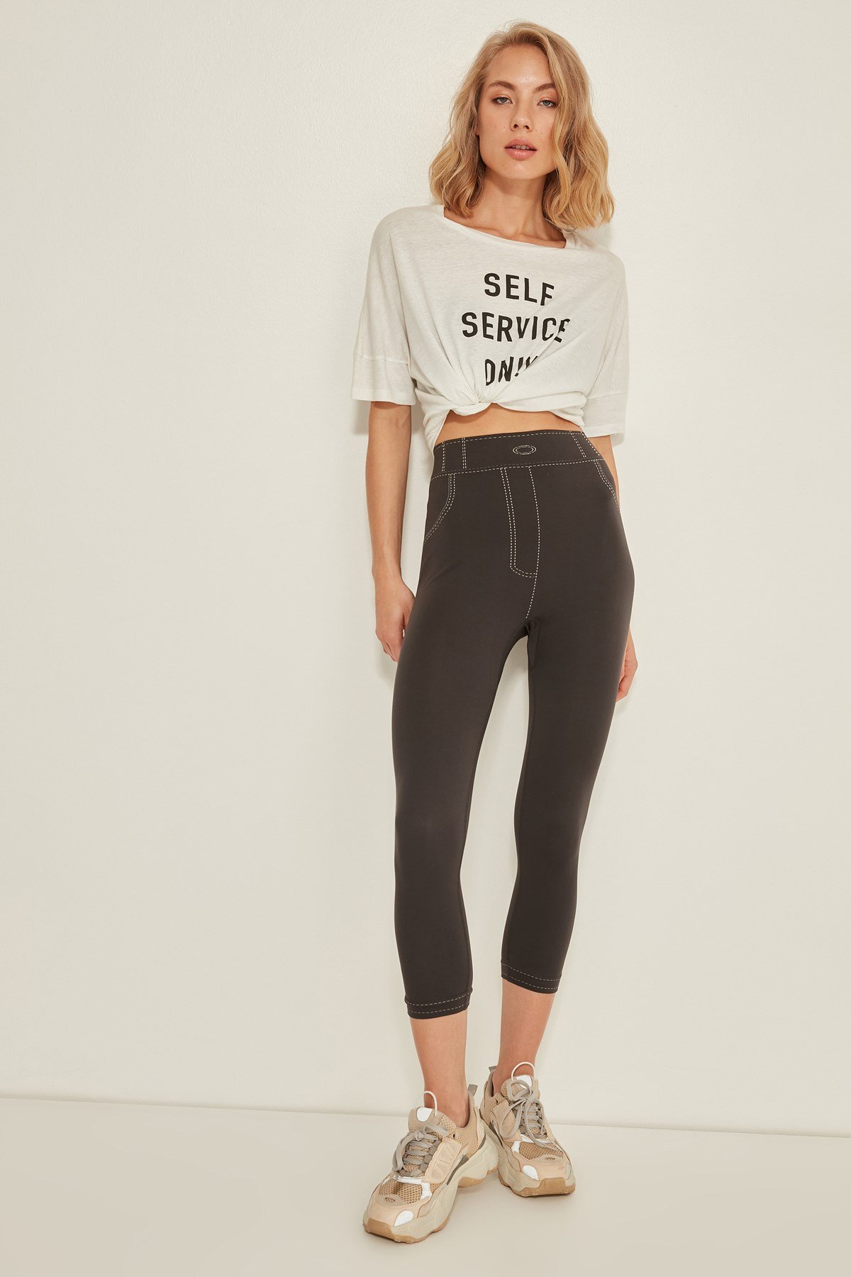 C&City Seamless Leggins Tight C13801 Anthracite