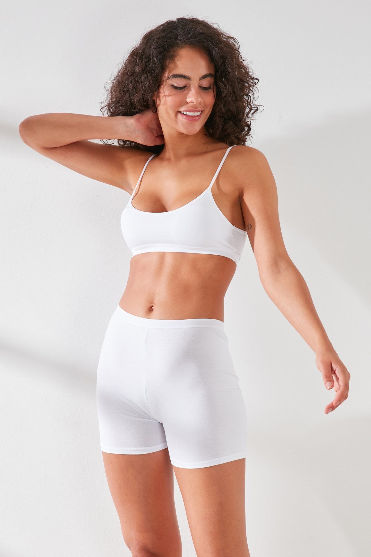 C&City Modal Cotton Short Boxer C11430 White