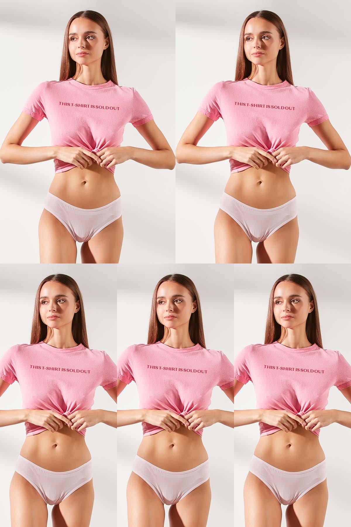 C&City 5 Pack Brazilian Panty 590 Powder