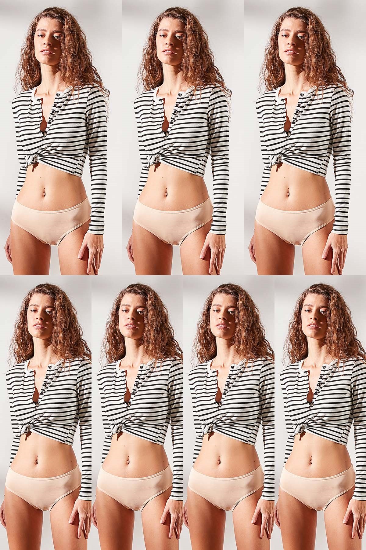 C&City 7 Pack Panty 524 Skin