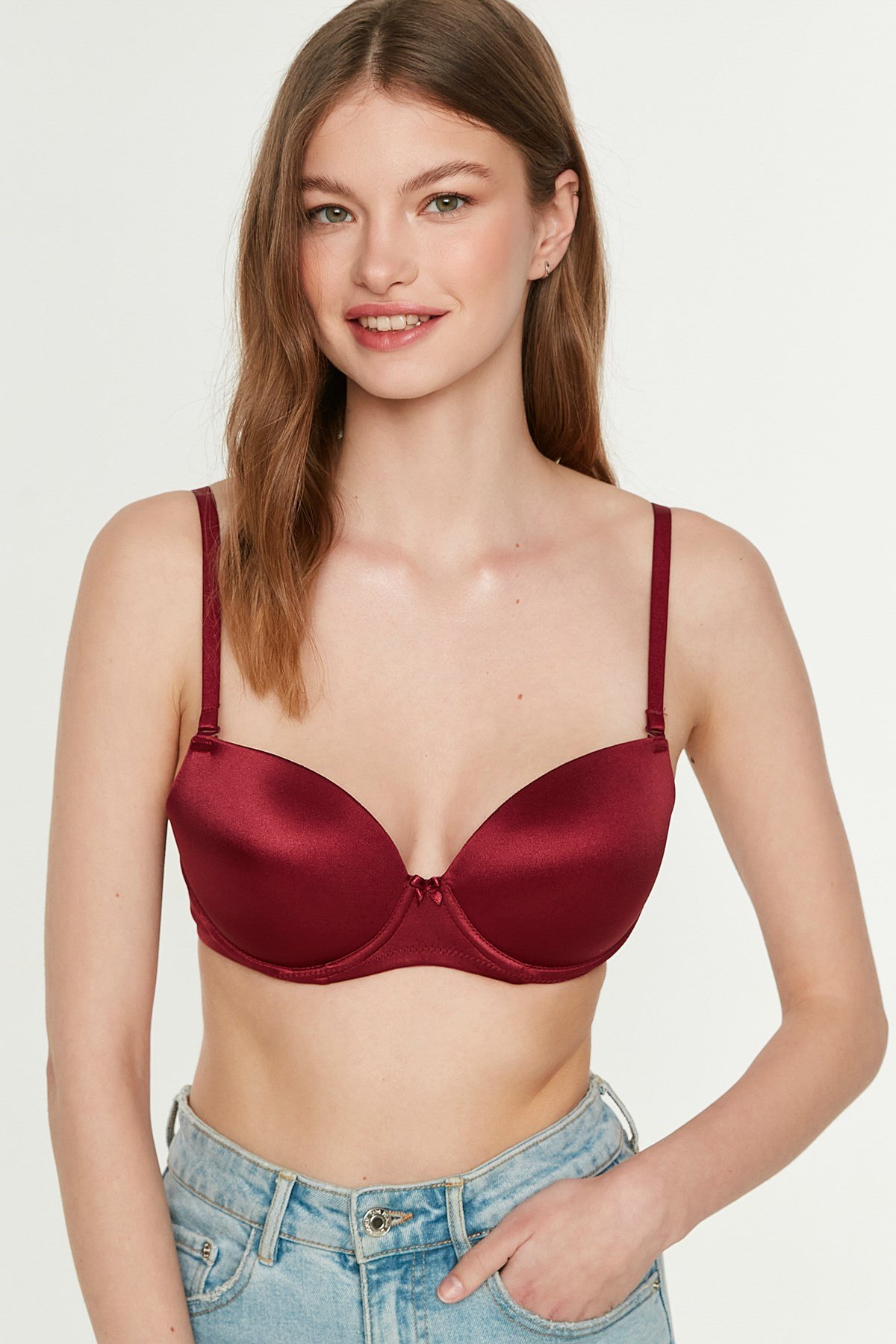 C&City Non Padded Bra C17025 Burgundy