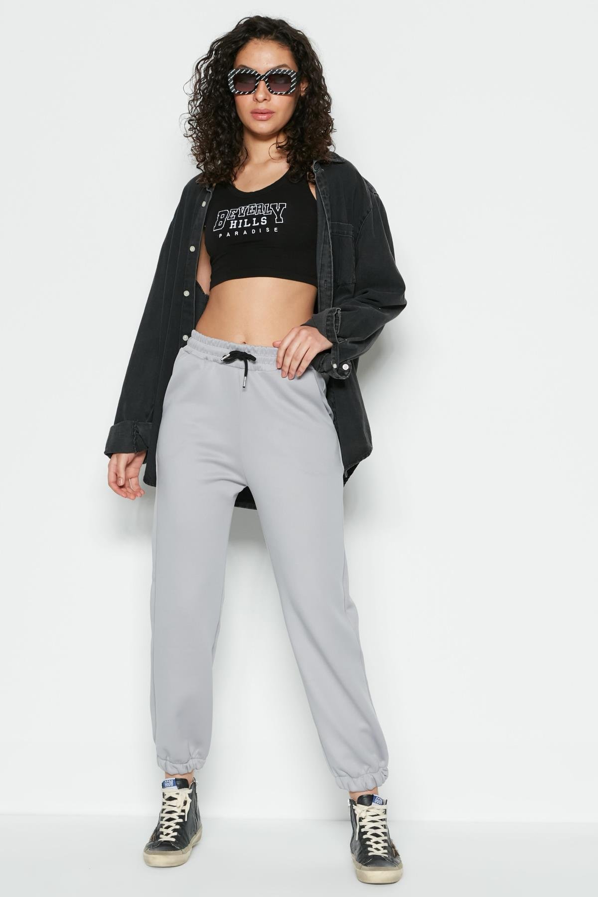 C&City Women Sweatpants 806 Grey