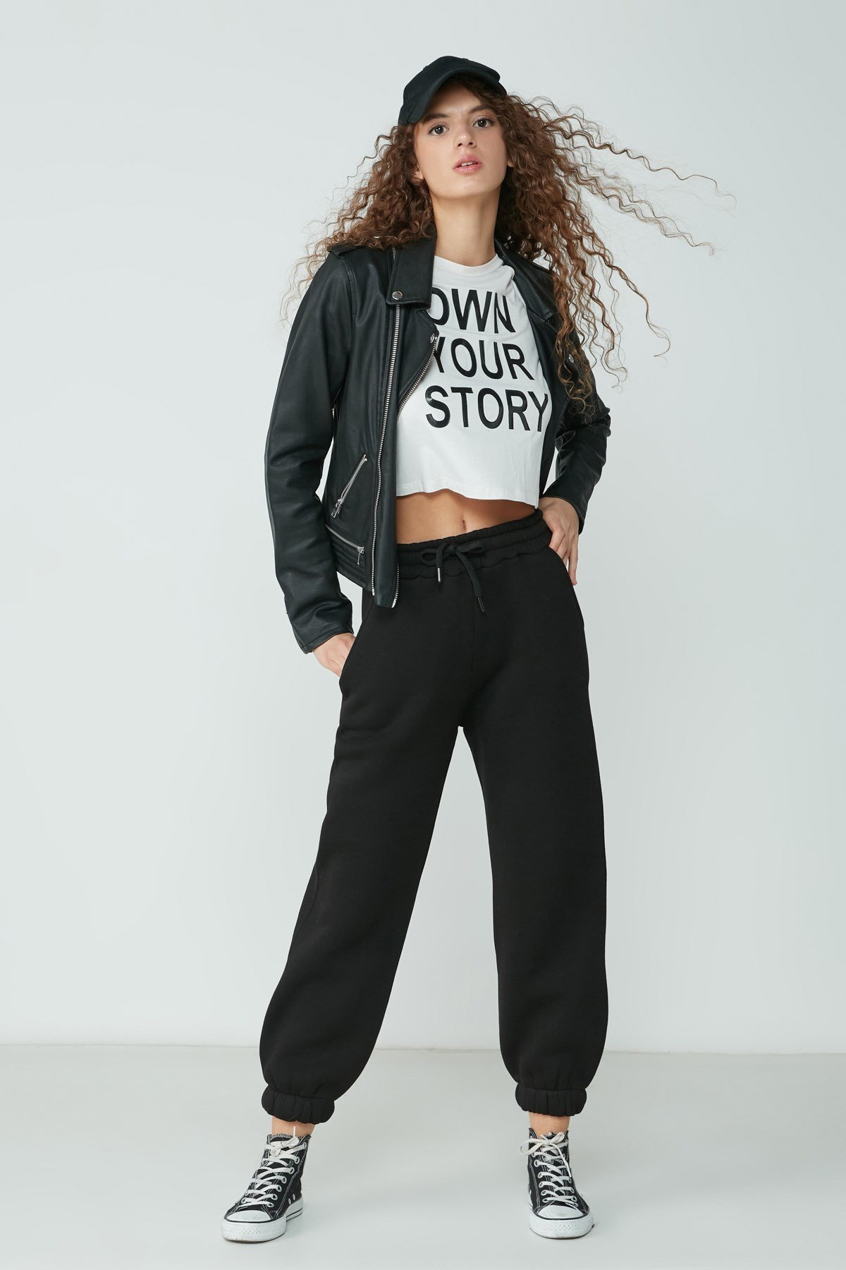 C&City Women Sweatpants 906 Black