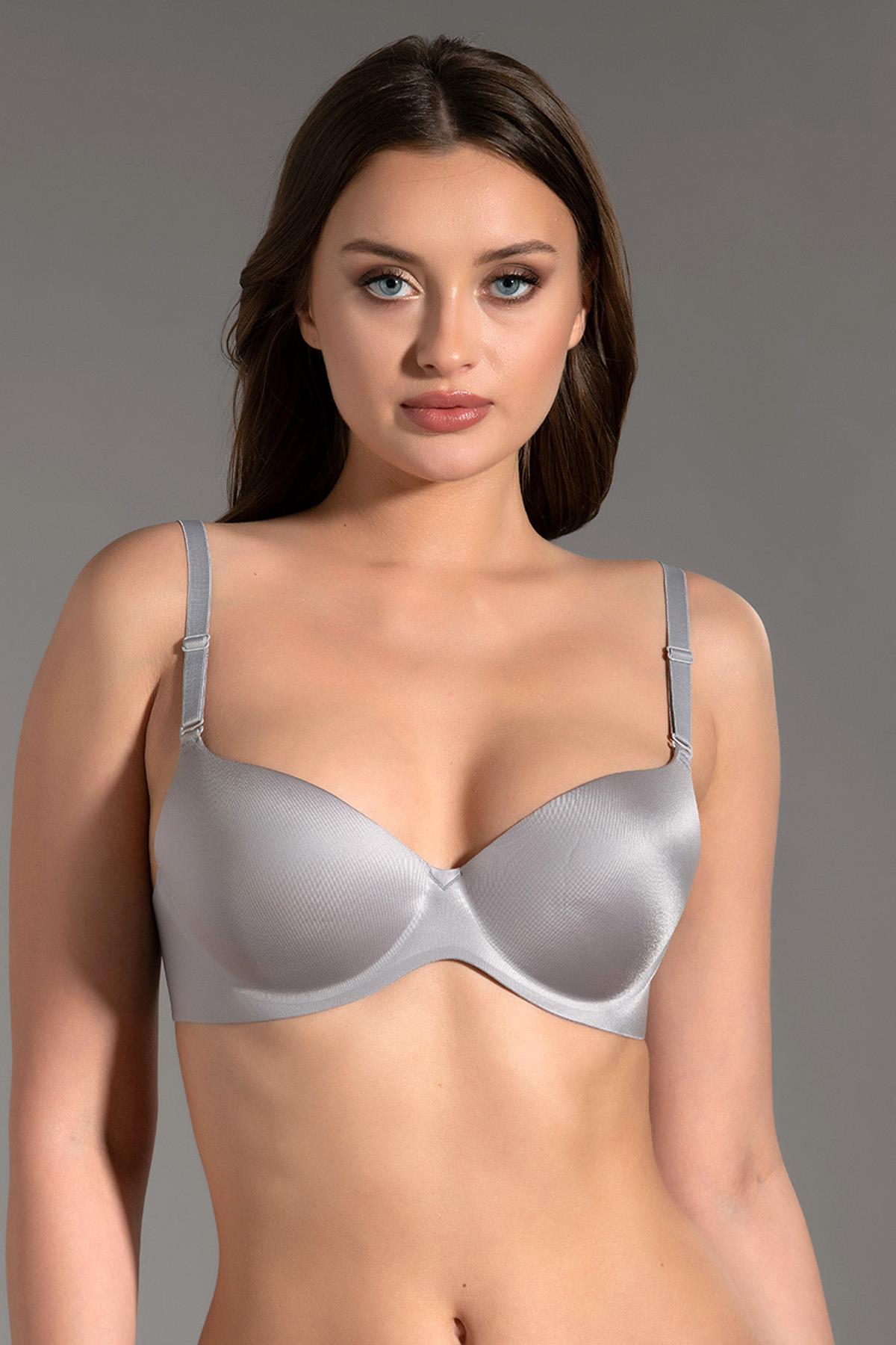 C&City Non Padded Laser Bra C16040 Ten Grey