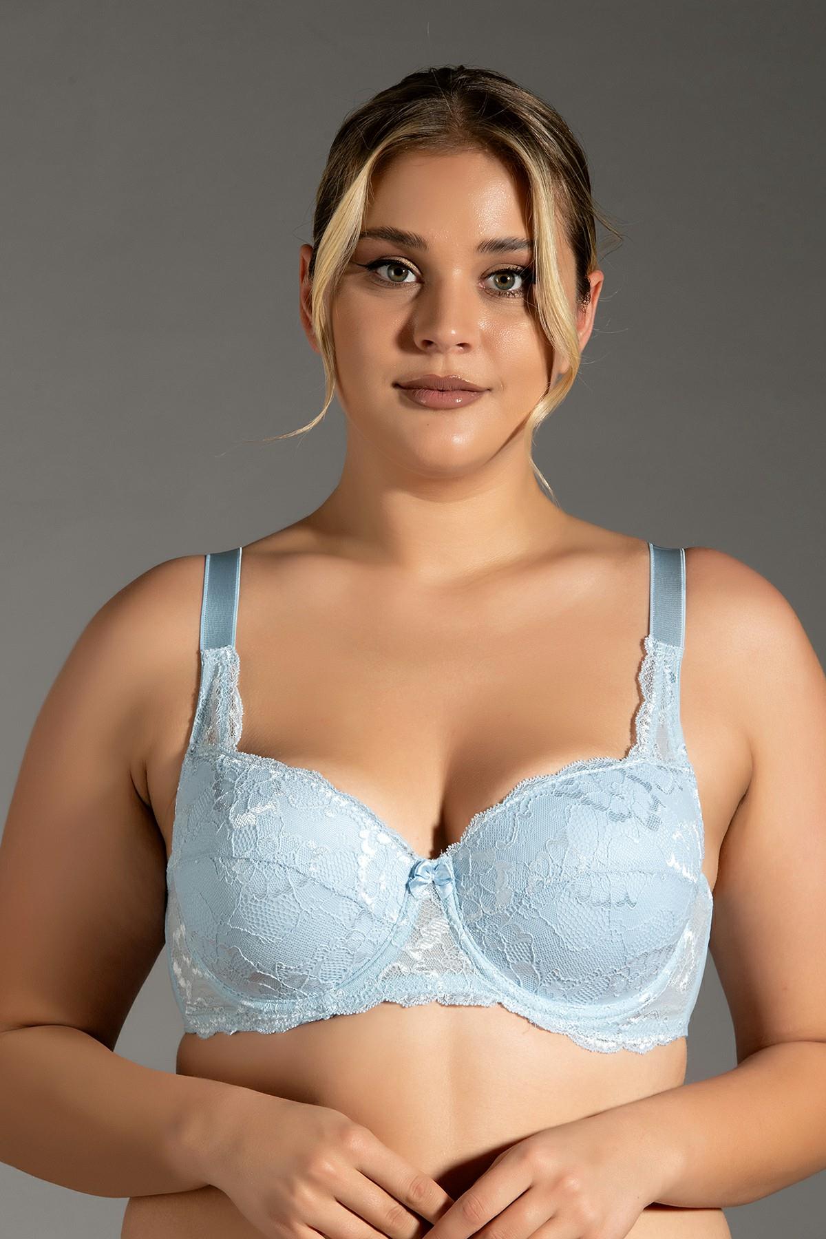C&City Lace Unsupported Bra C18041 Blue