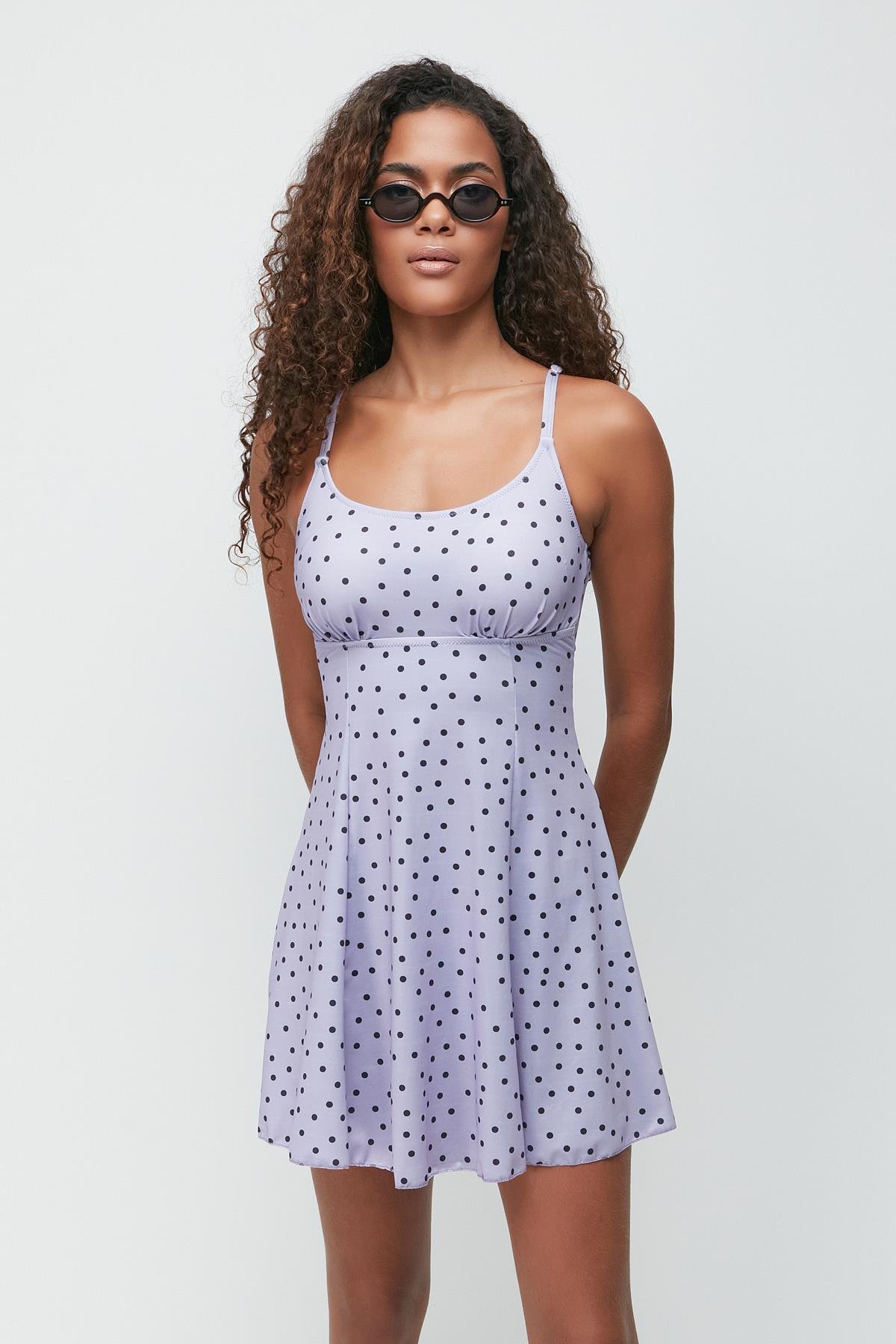 Dress Swimsuit 7784 Purple