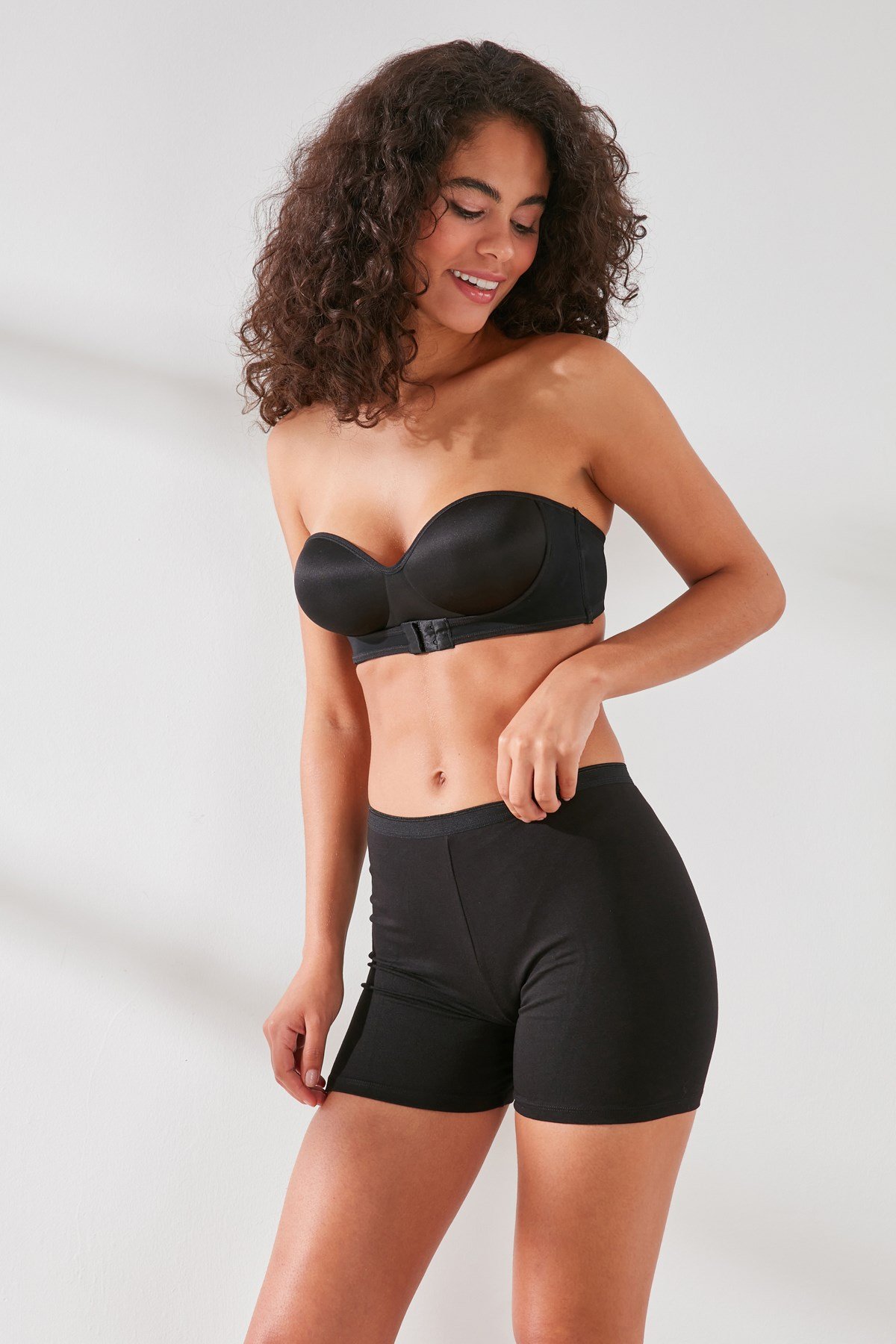 C&City Modal Cotton Short Boxer C11430 Black