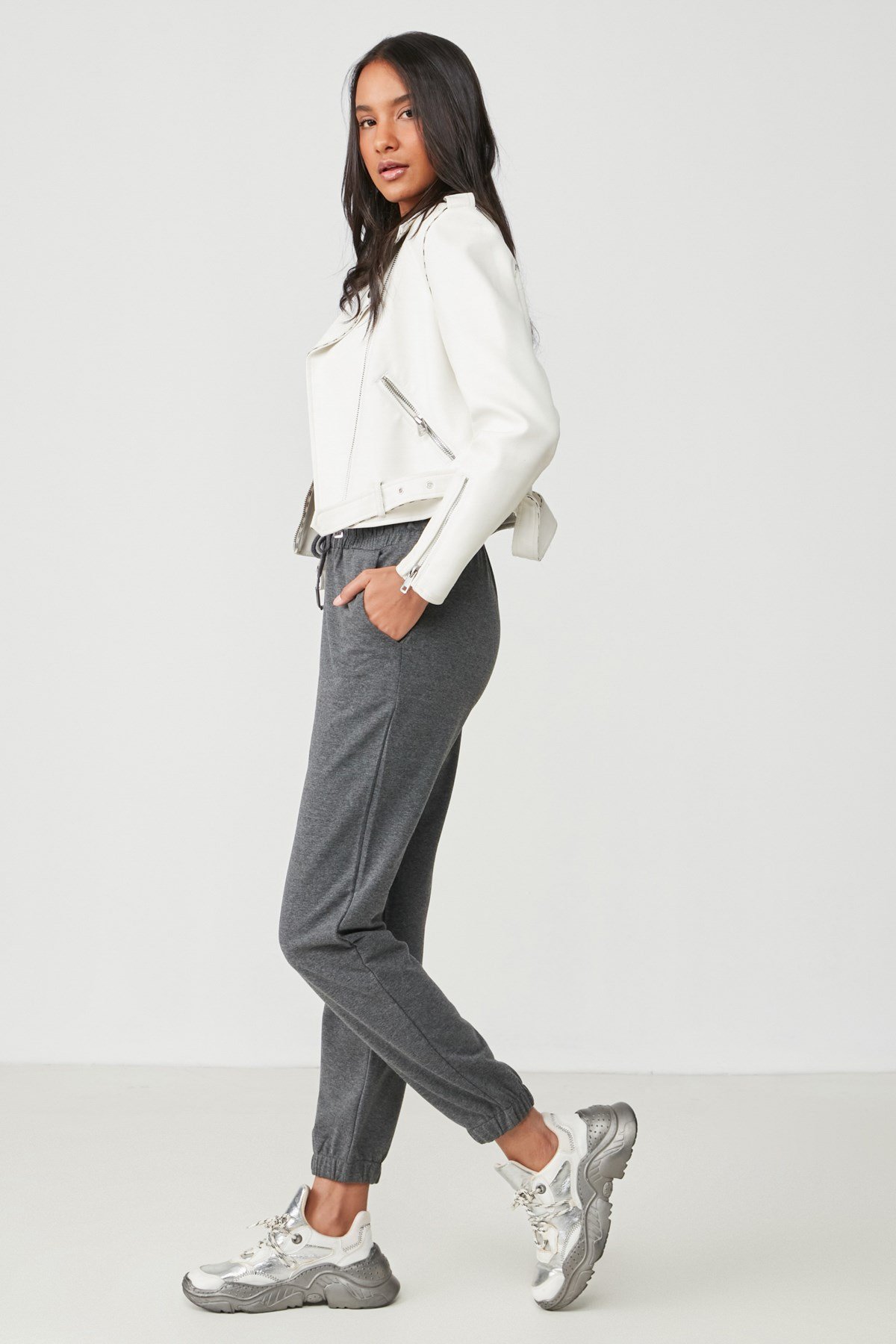 C&City Women Sweatpants 734 Anthracite