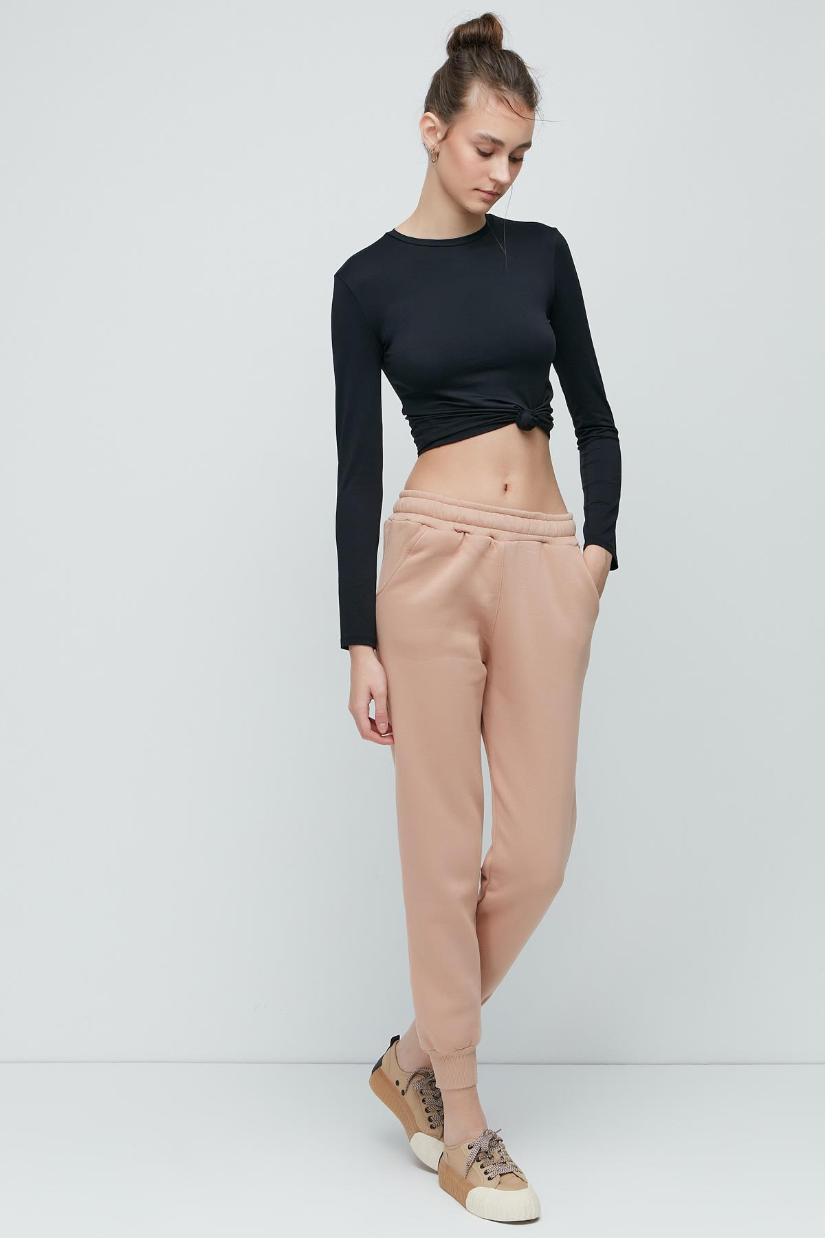 C&City Women Sweatpants 903 Cream Color