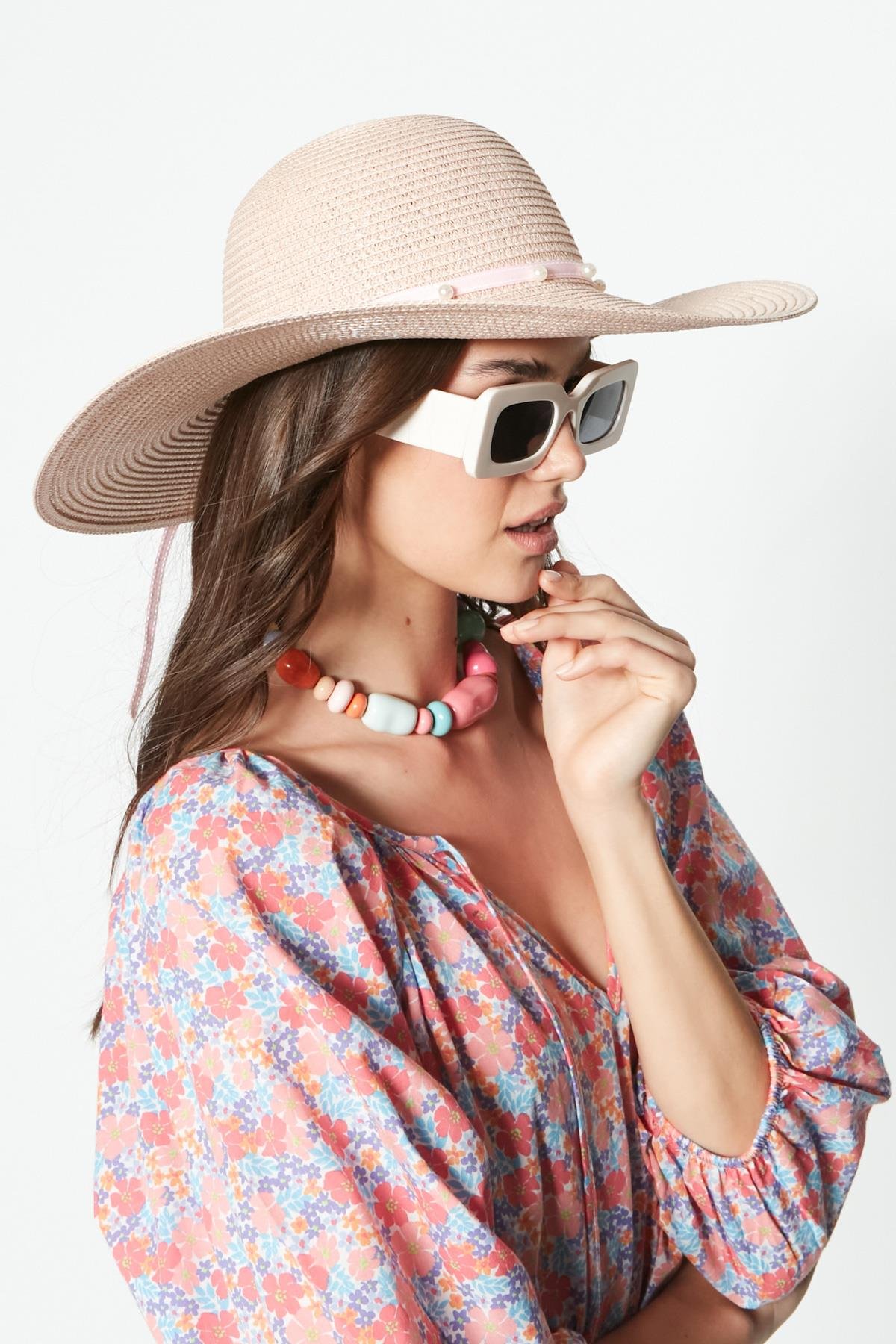 C&City Women Straw Hat Y23730-13 Powder