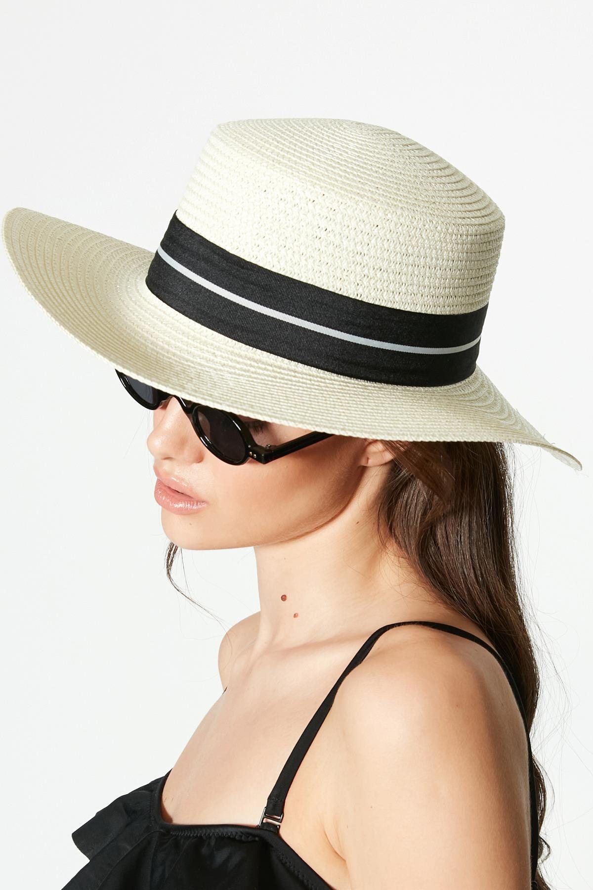 C&City Women Straw Hat Y23730-39 Cream Color