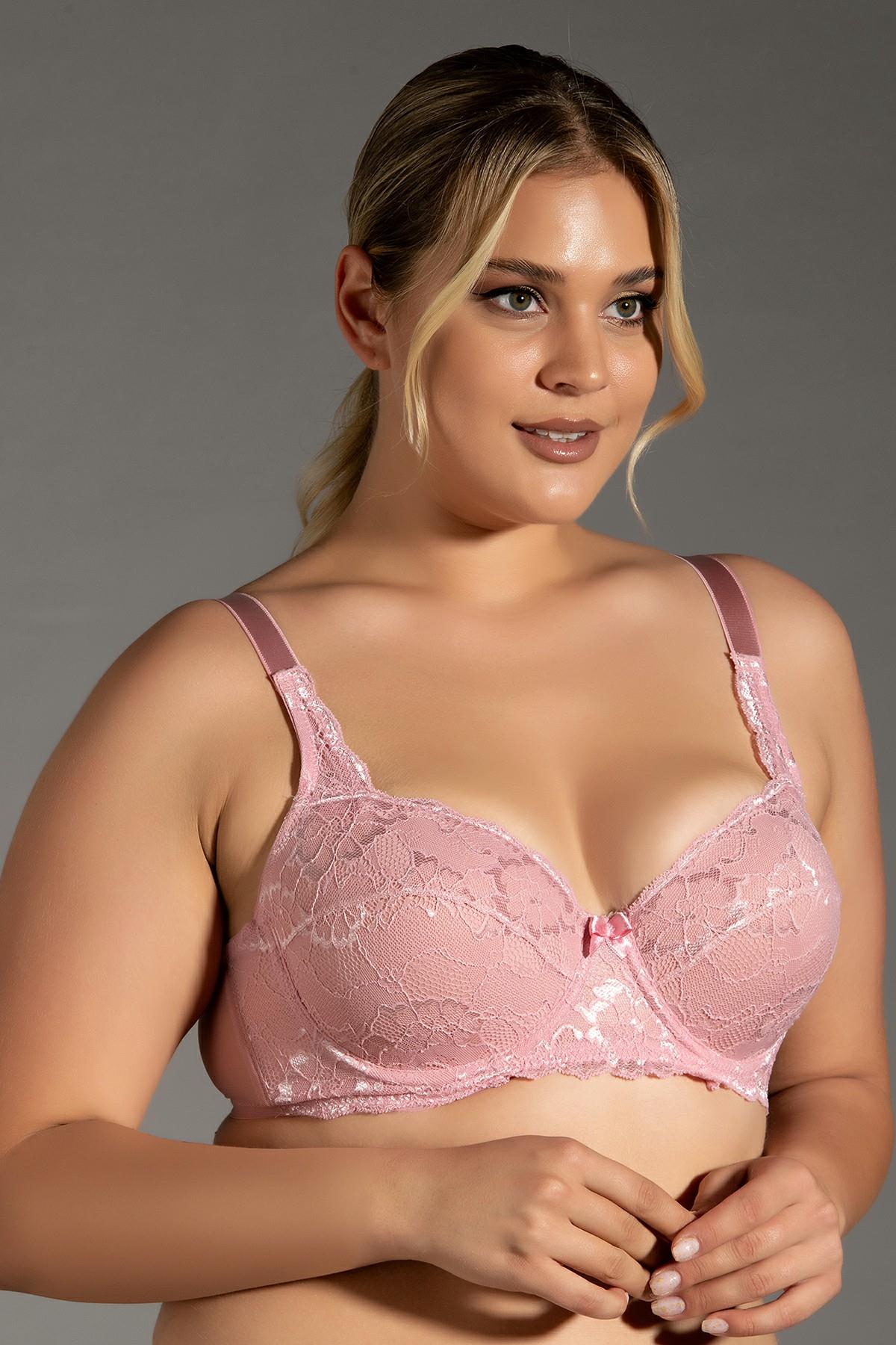 C&City Lace Unsupported Bra C18041 Dusty Rose