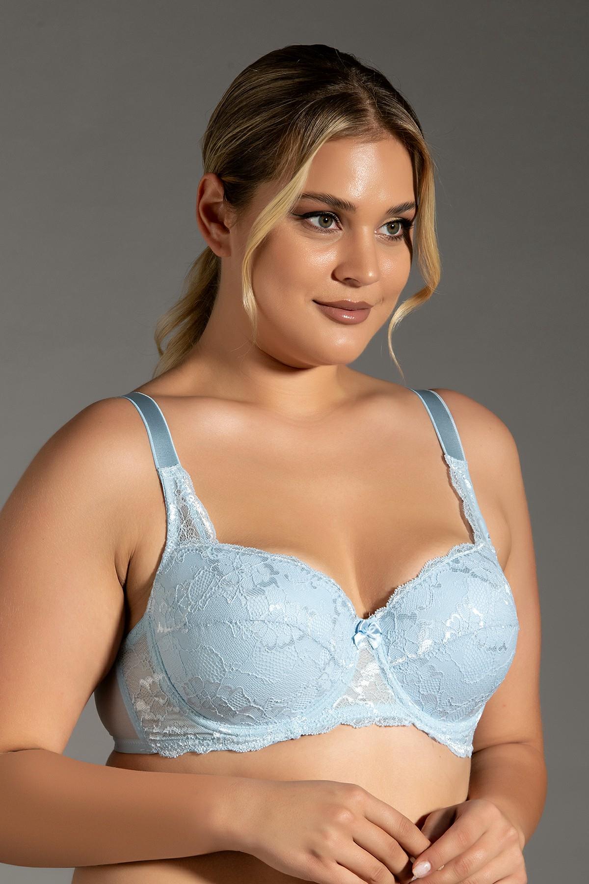 C&City Lace Unsupported Bra C18041 Blue
