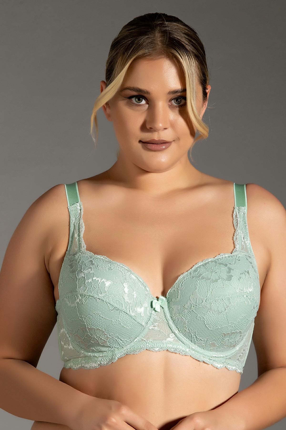 C&City Lace Unsupported Bra C18041 Green
