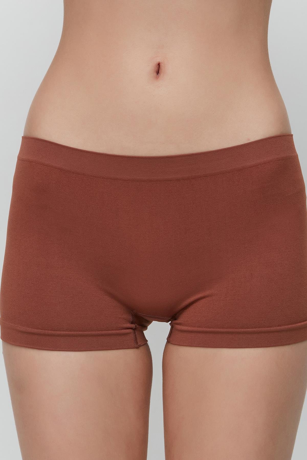 C&City Women Seamless Boxer 3000 Brown