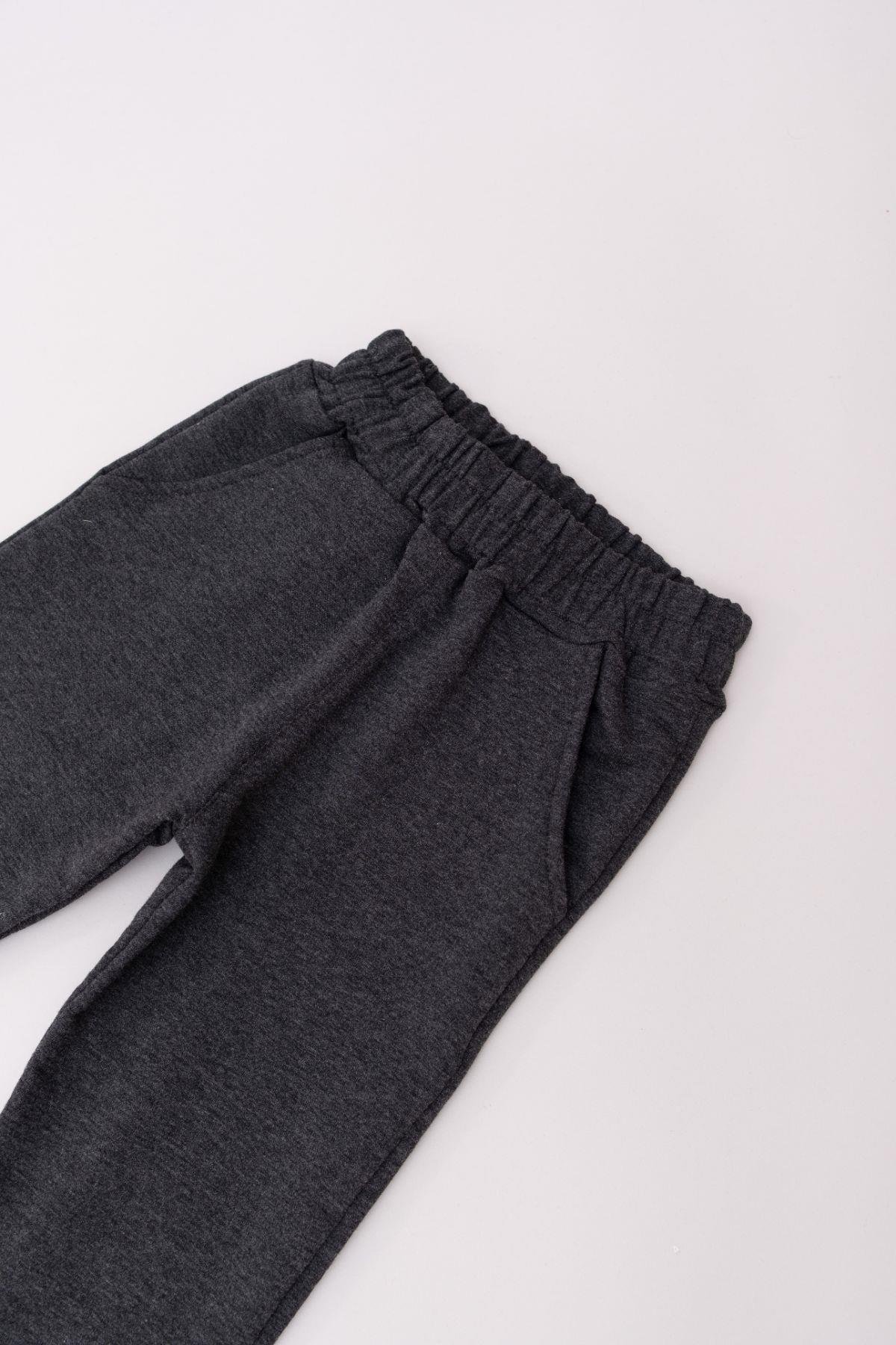 Girl Child Elastic Waist Sweatpants 760 Anthracite