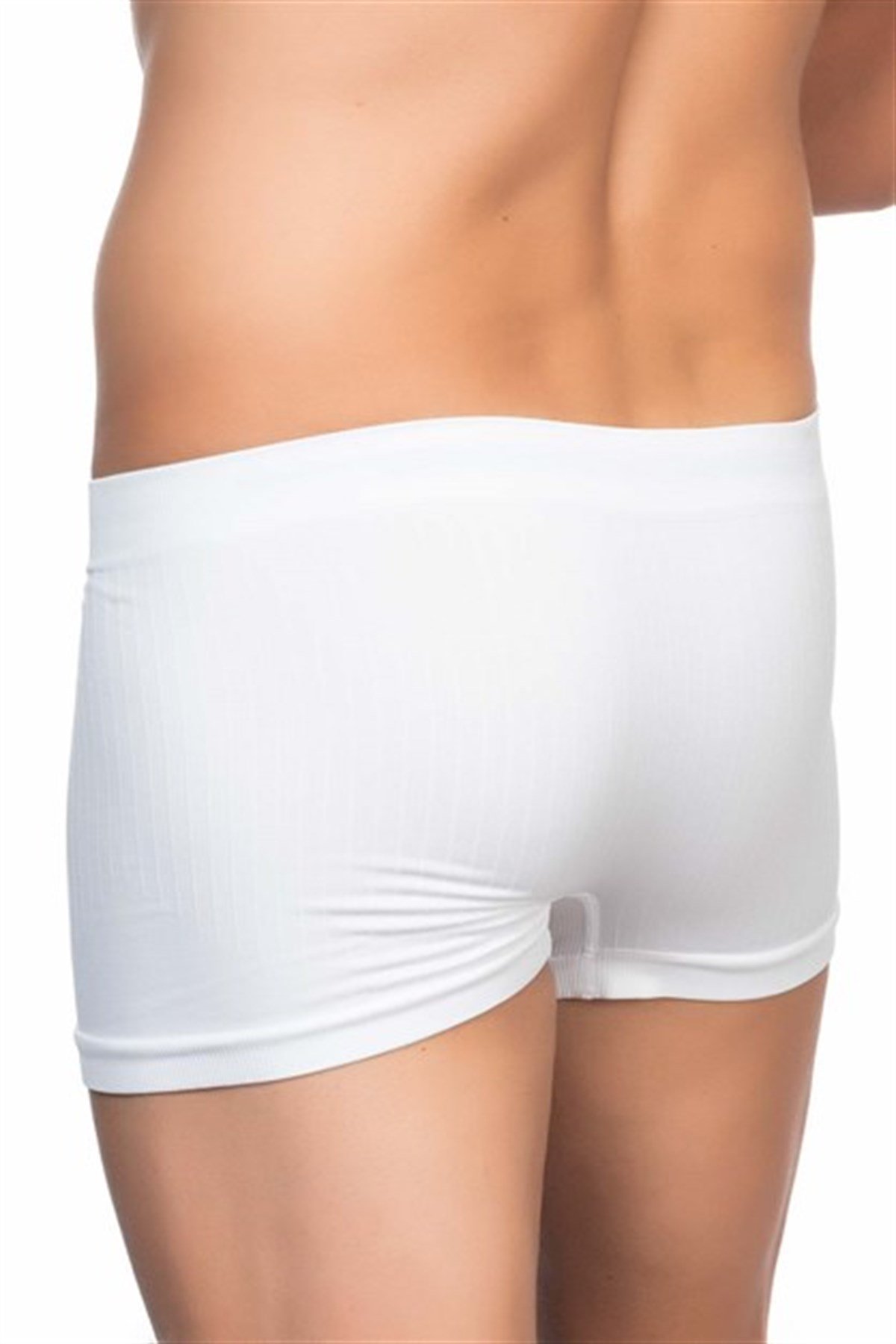 C&City Men Seamless Boxer C12102 White