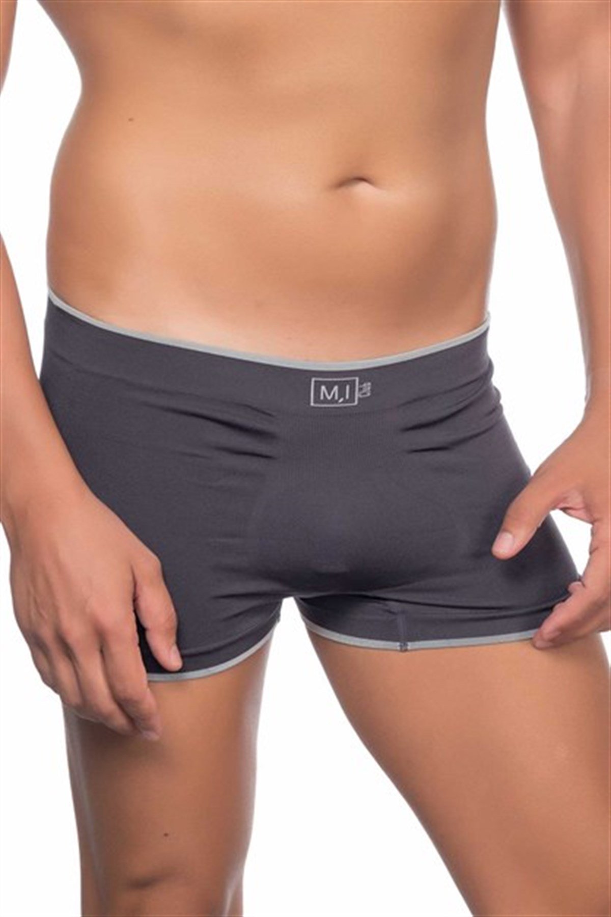 C&City Men Seamless Boxer C12102 Anthracite