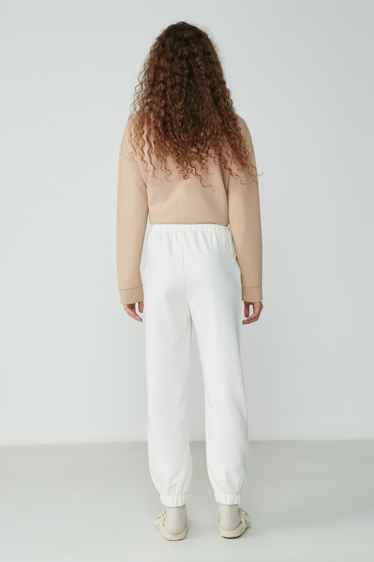 C&City Women Sweatpants 737 Ecru