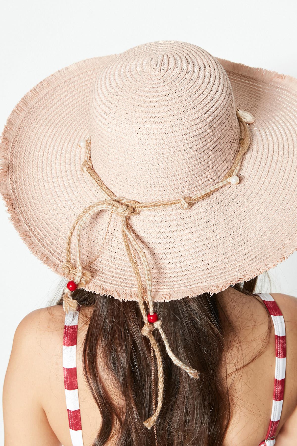 C&City Women Straw Hat Y23730-18 Powder