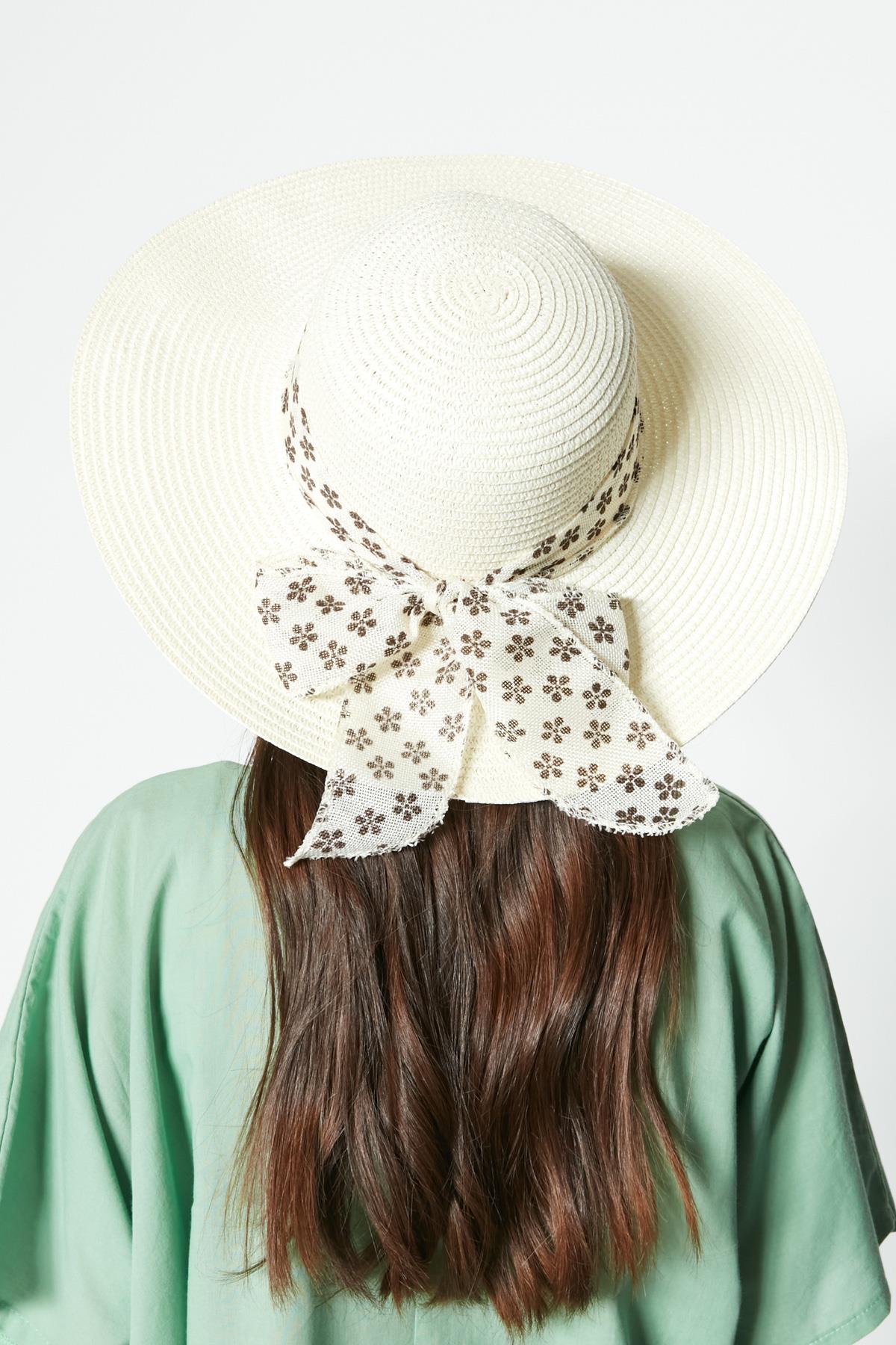 C&City Women Straw Hat Y23730-27 White
