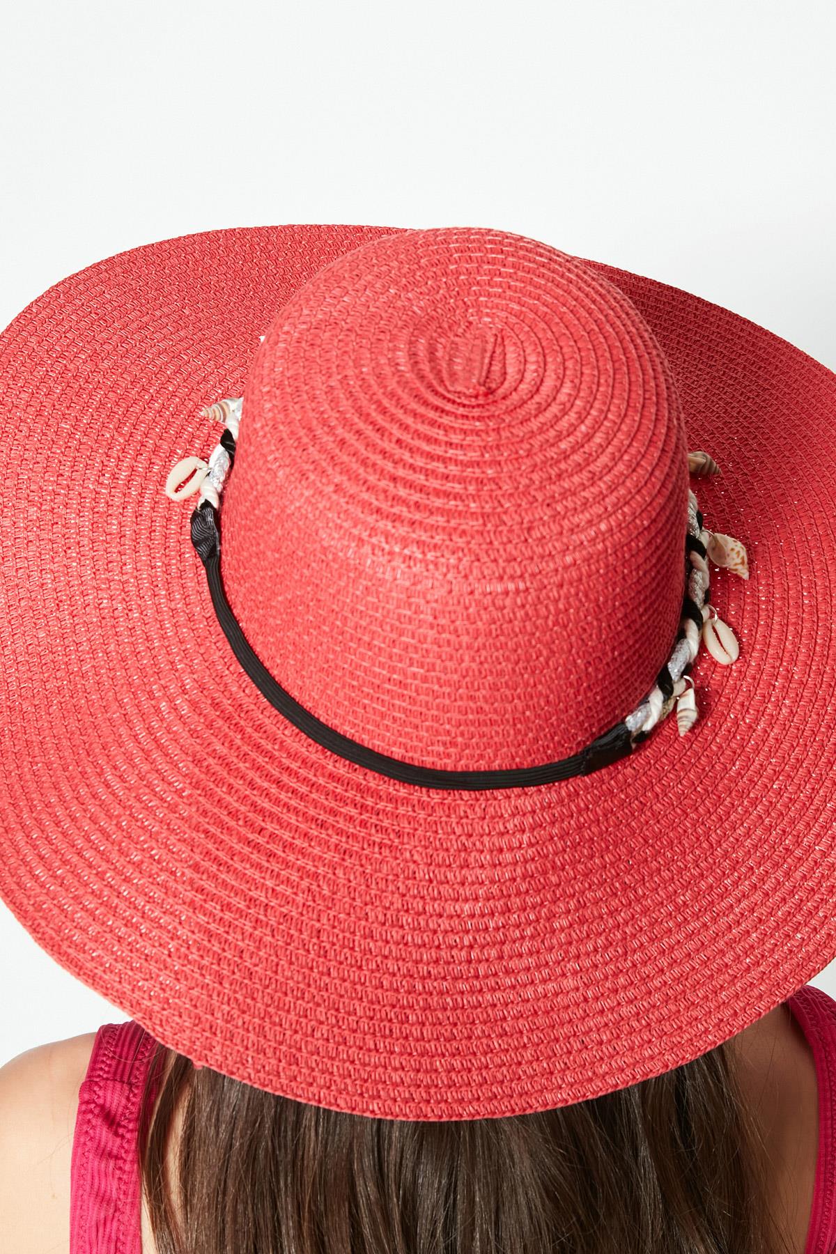 C&City Women Straw Hat Y87300-14 Salmon Color