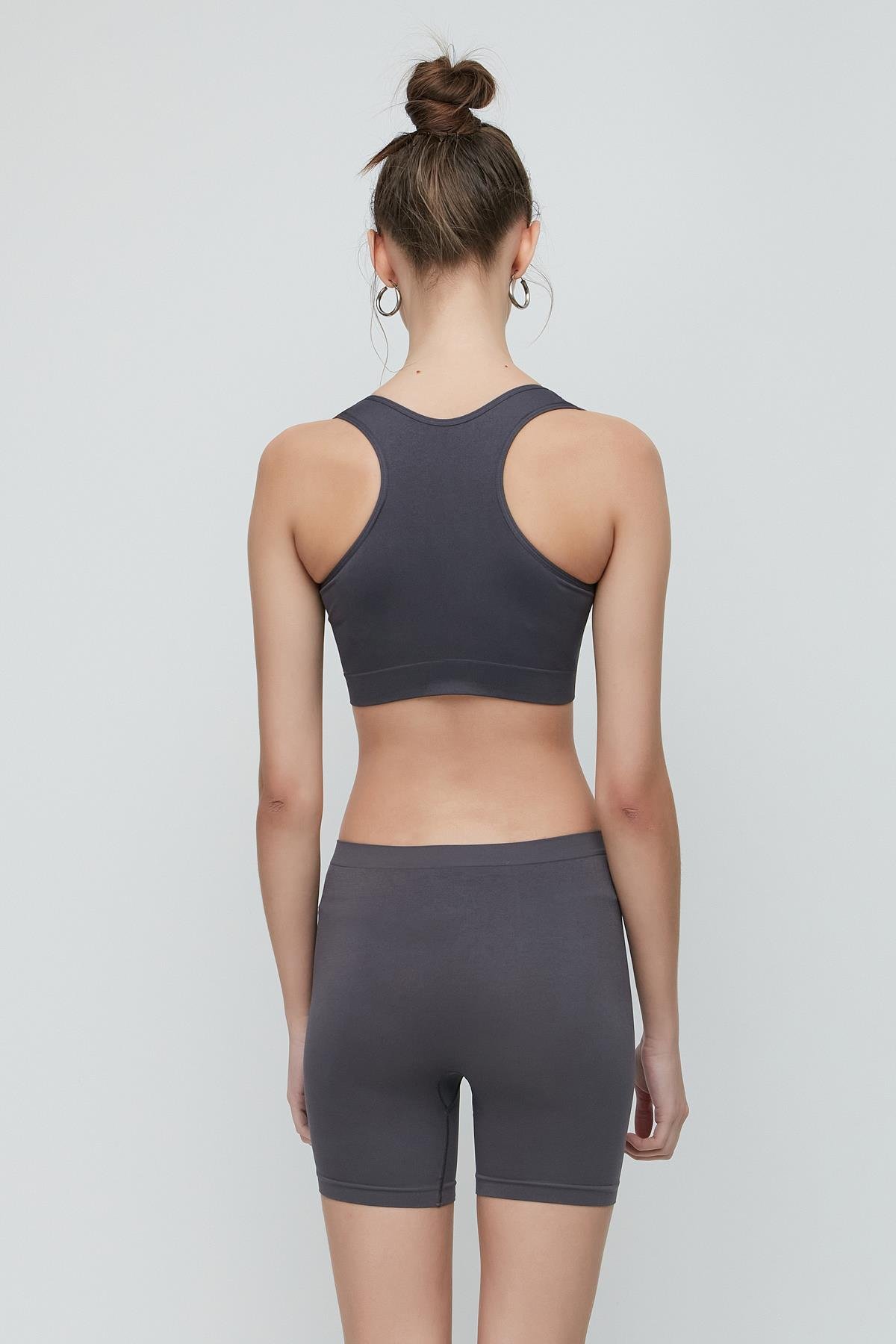 C&City Women Boxer Corset 3003 Anthracite