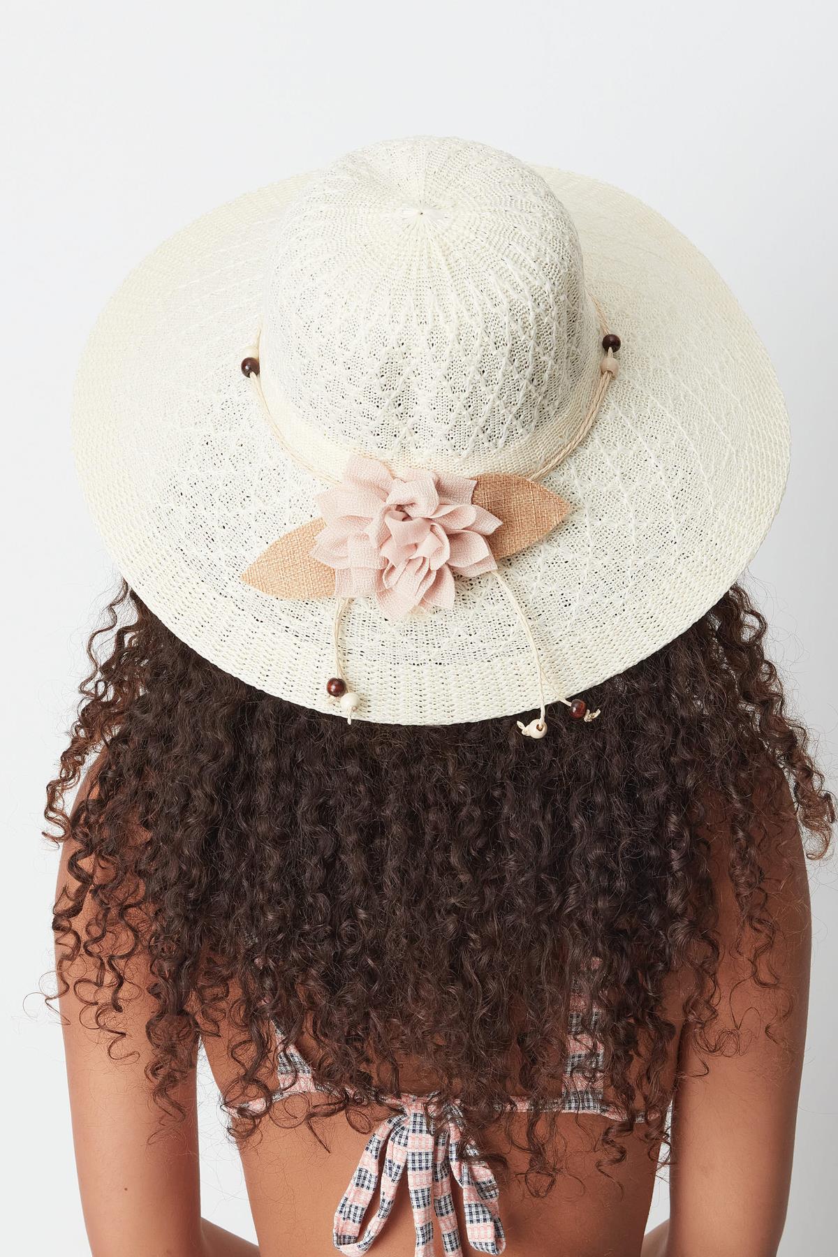 Mercerized Beach Hat T24740-07 Cream Color