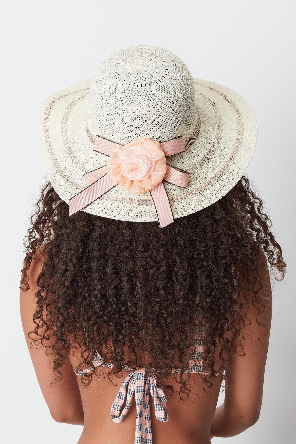 Mercerized Beach Hat T23740-15 Cream Color