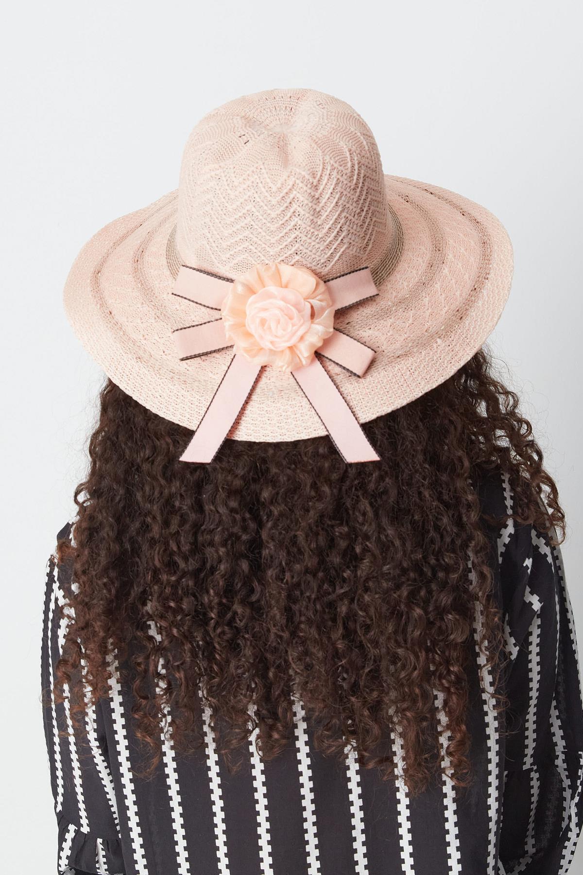 Mercerized Beach Hat T23740-15 Salmon Color