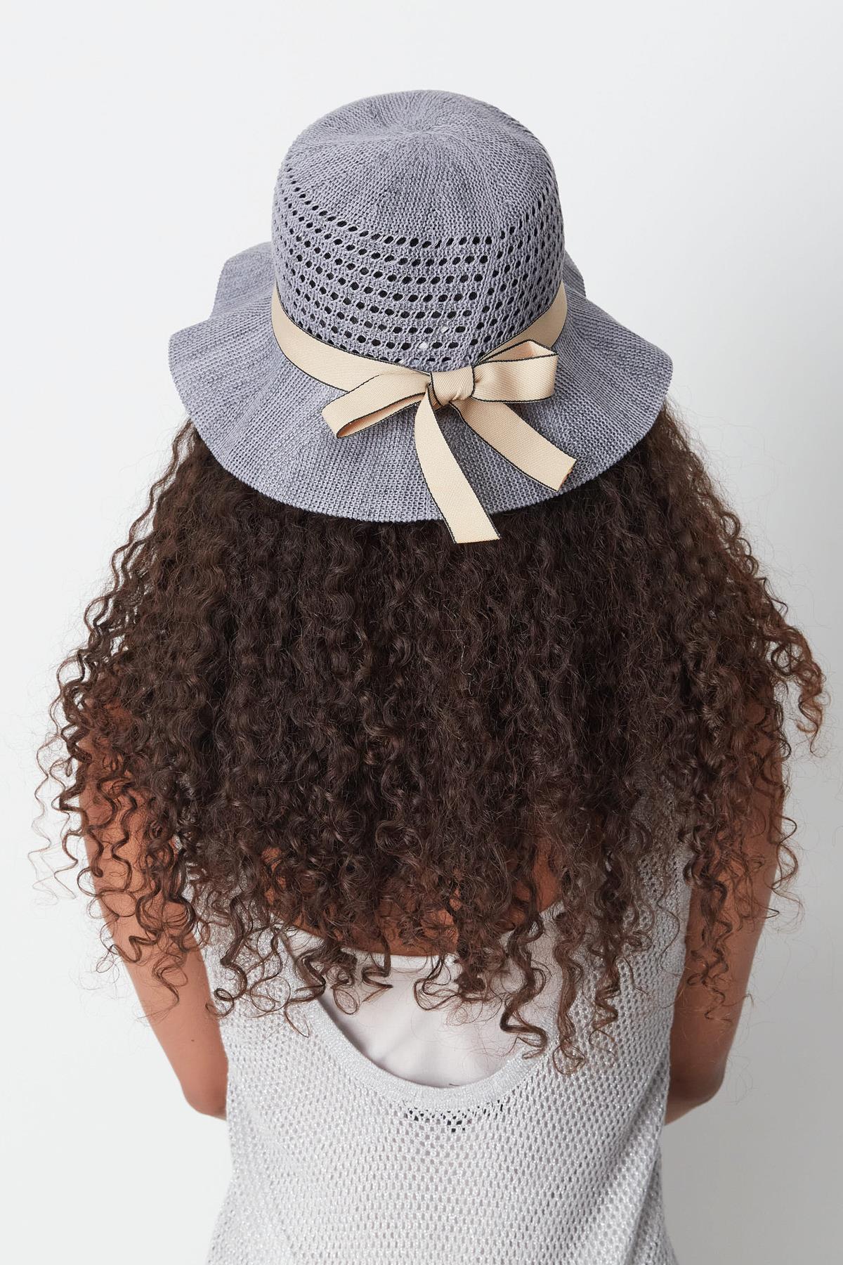 Mercerized Beach Hat T24740-14 Grey