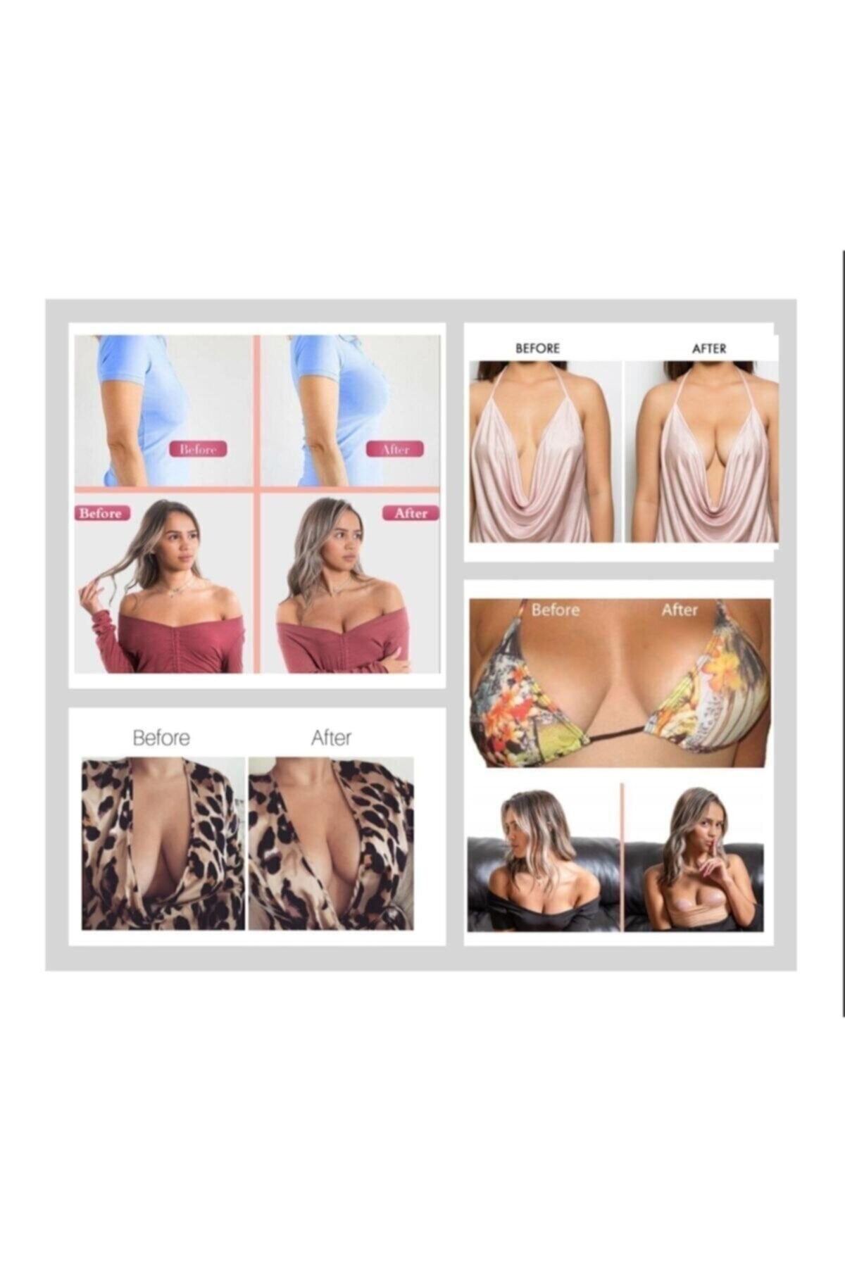 C&City Boob Tape Breast Lift Tape With 2 Pcs Skin