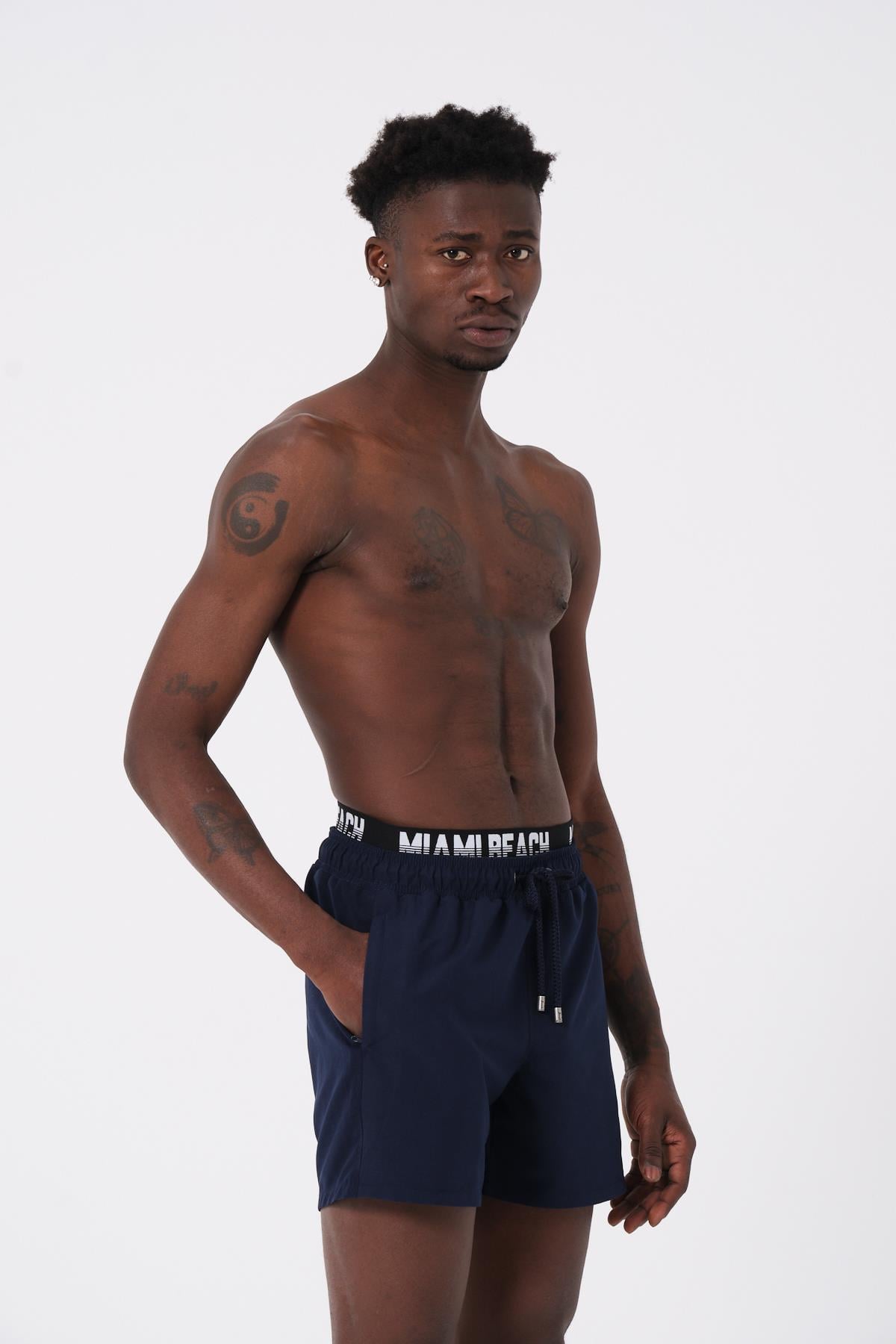 Erkek Boxer Deniz Şortu 240 Lacivert